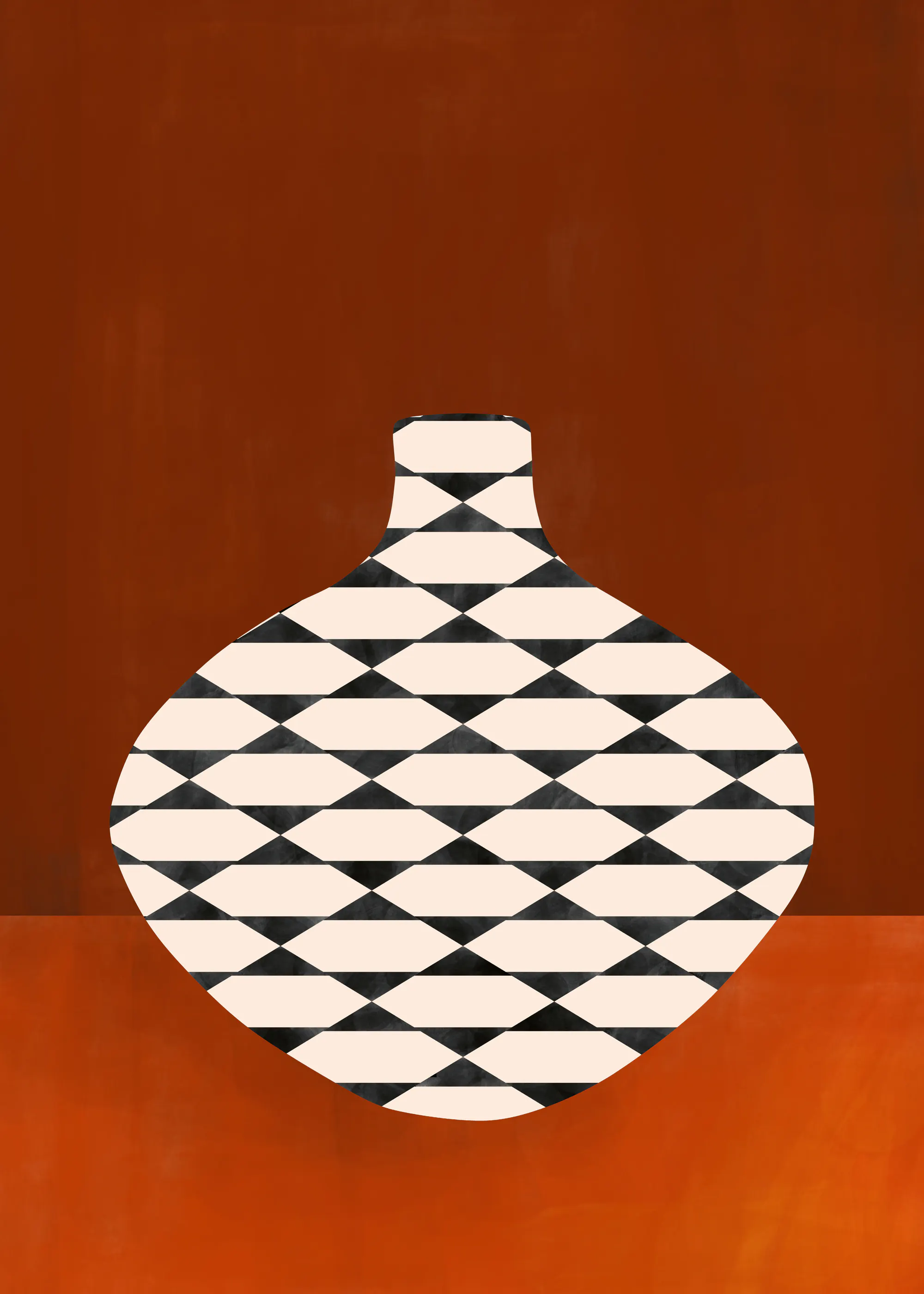 Elena Ristova - Moderne Geometrische Vase Poster 0
