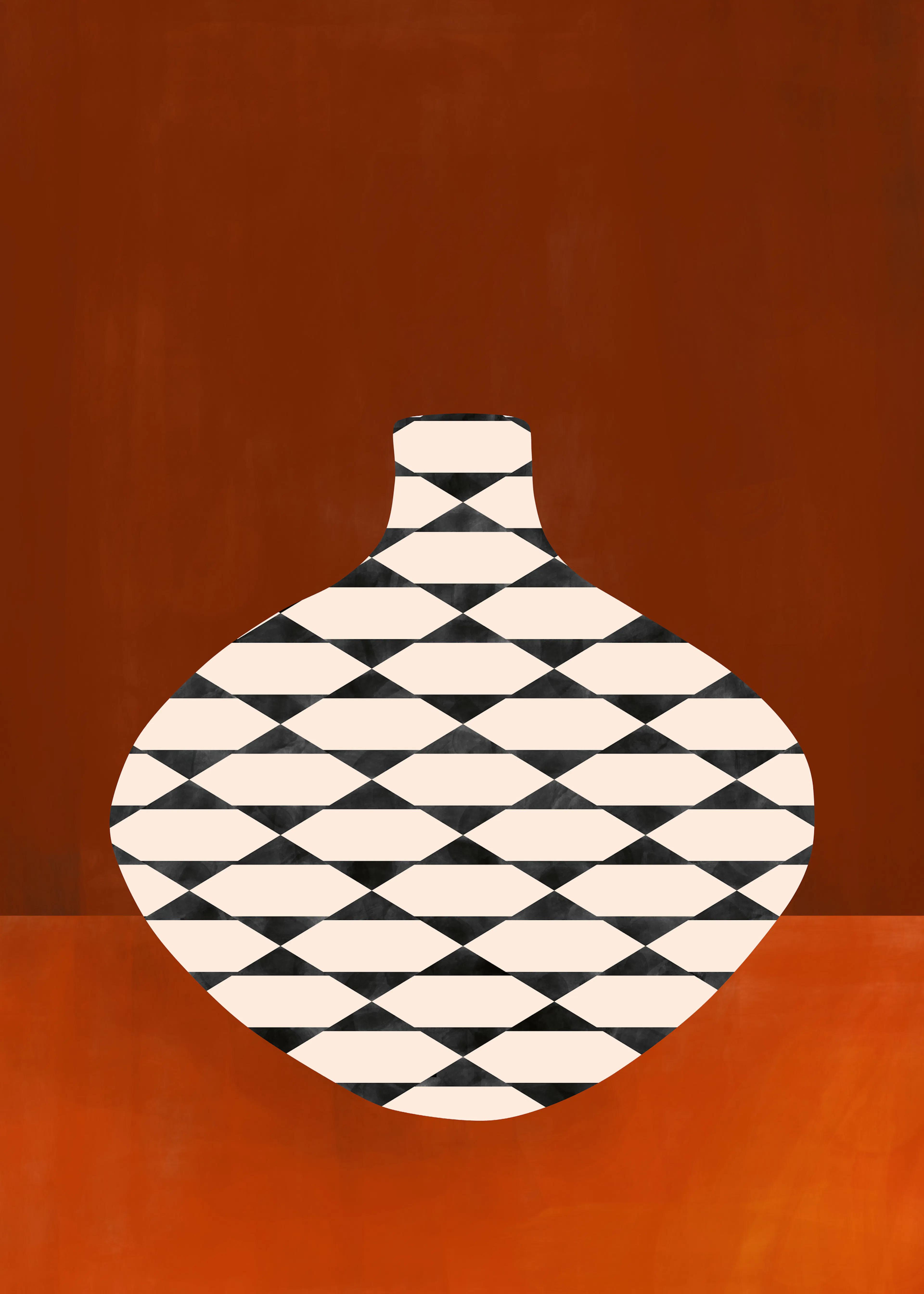 Elena Ristova - Moderne Geometrische Vase Poster 0