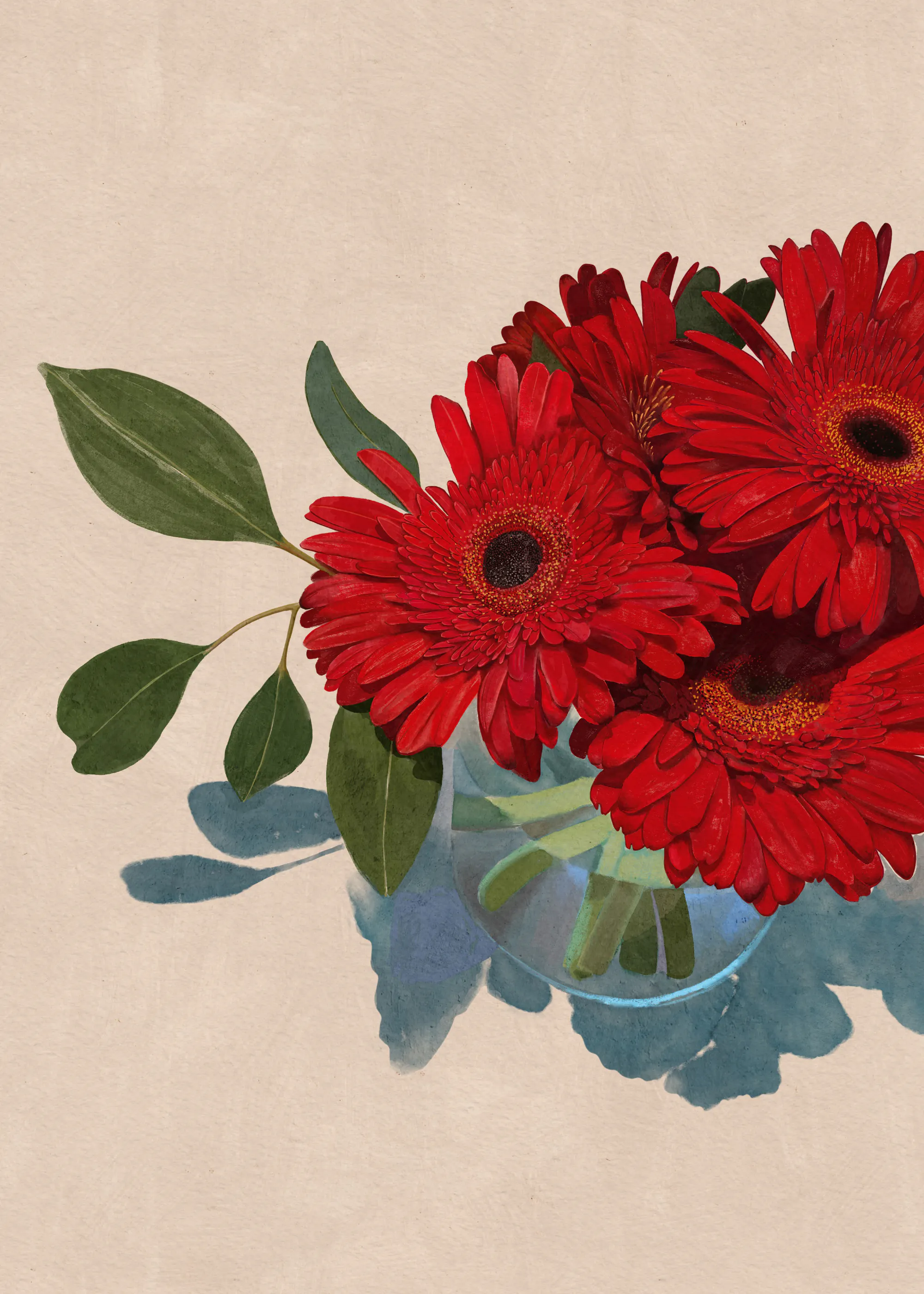Katie O'Shea - Gerbera Daisy Poster 0