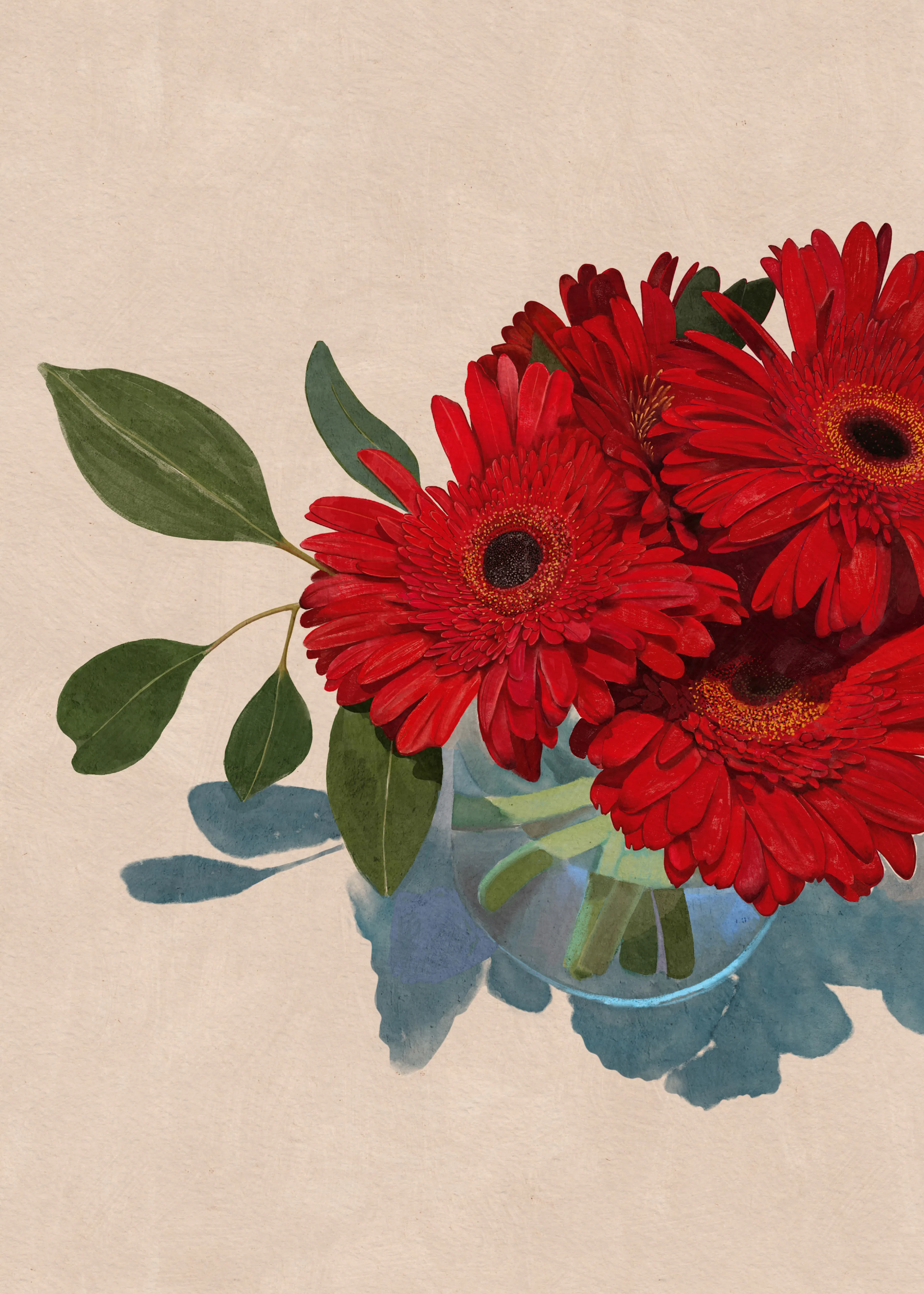 Katie O'Shea - Gerbera Daisy Poster 0