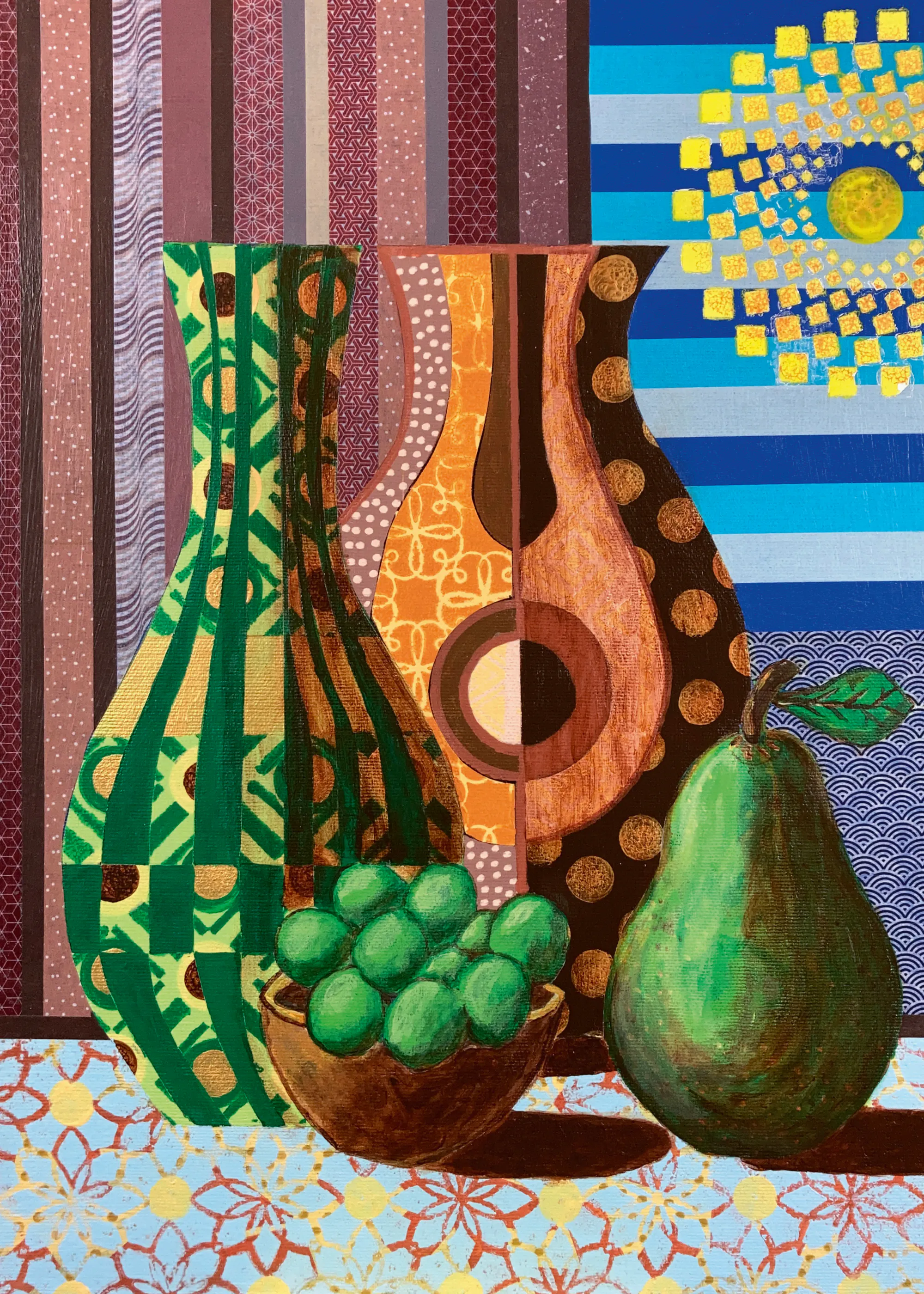 David Galan - Colourful Patterned Still Life Poster 0