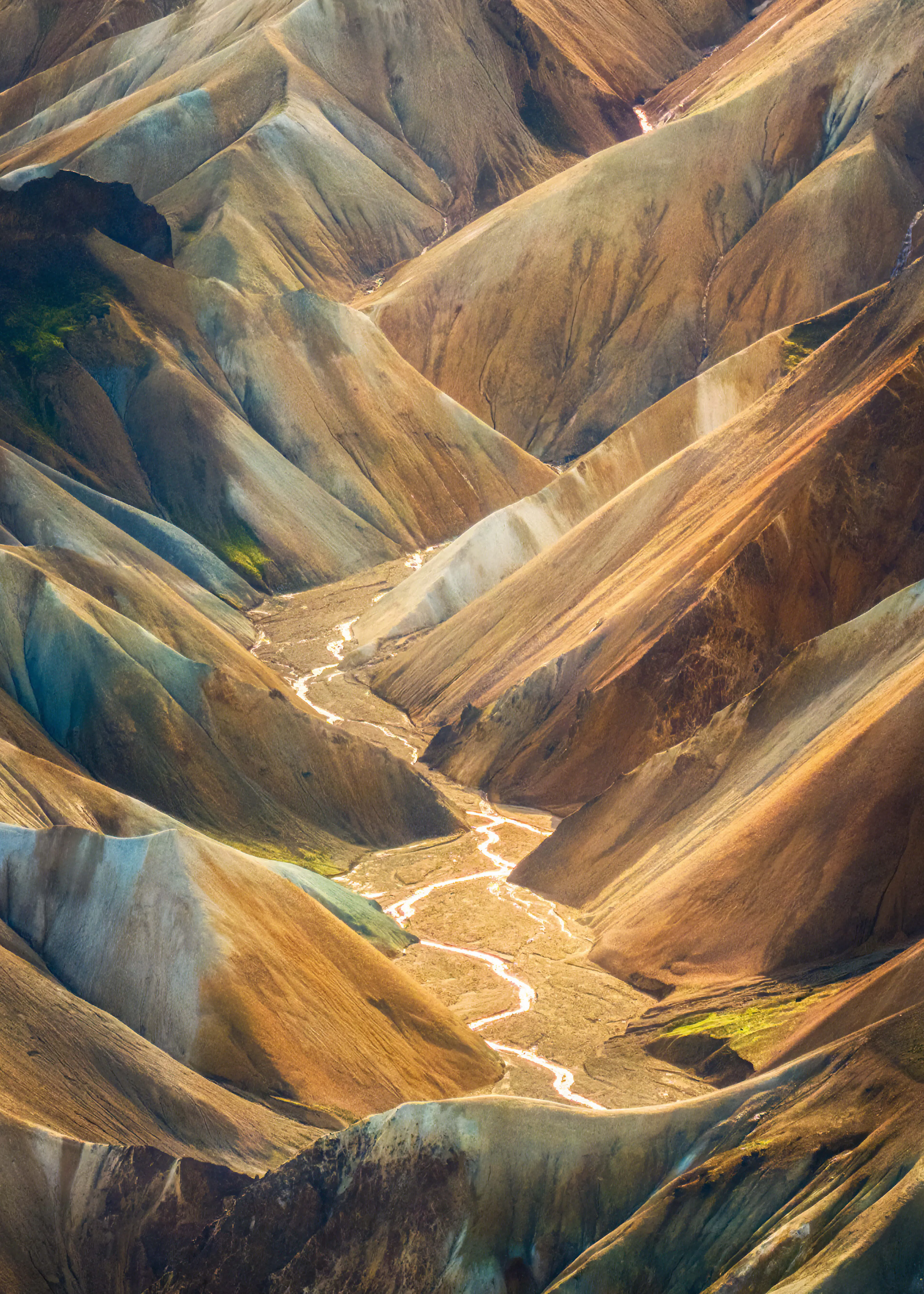 Yuan Cui - Colourful Mountain Valley Poster 0