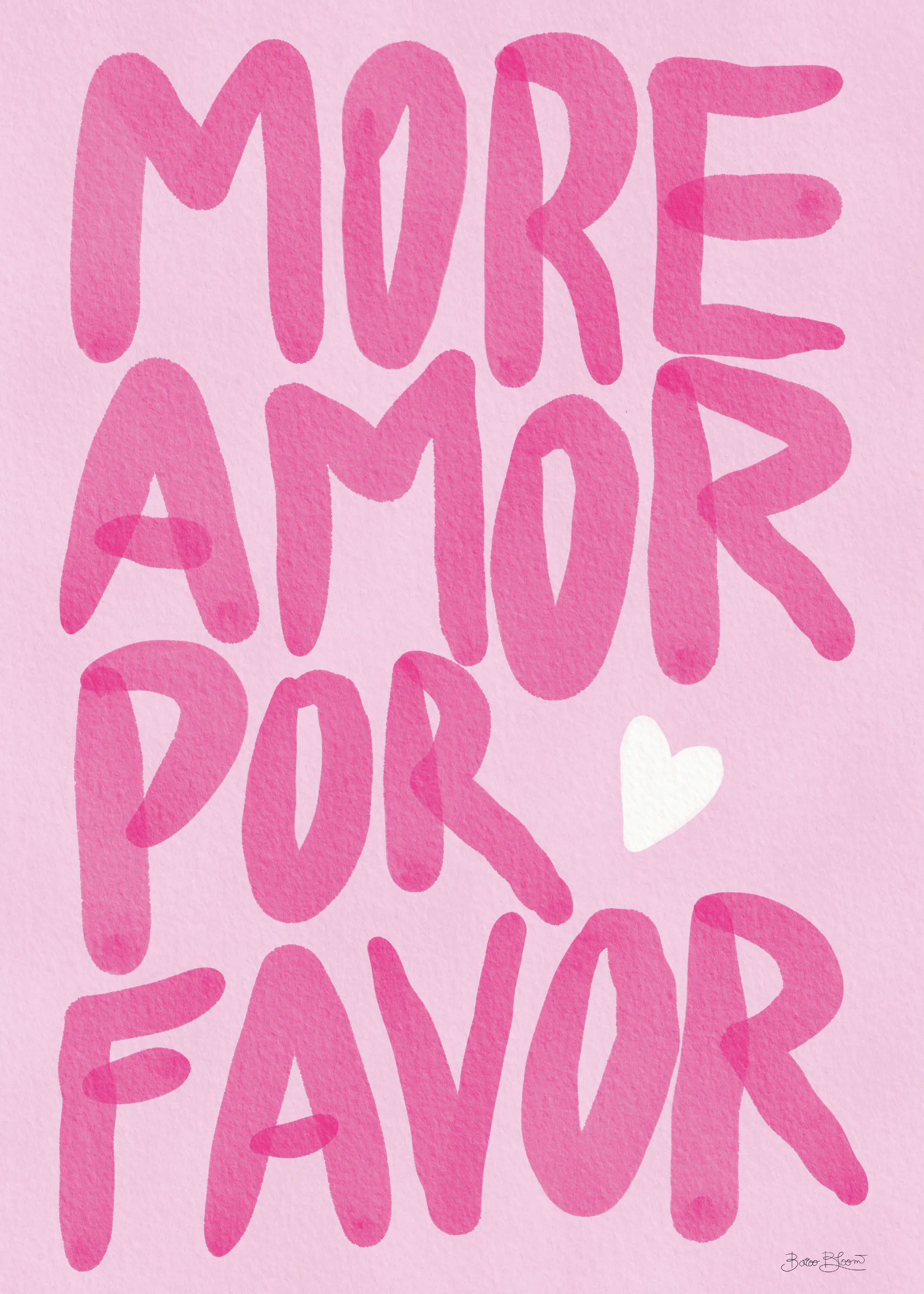 Baroo Bloom - Rosa Mer Amor Tack Poster 0