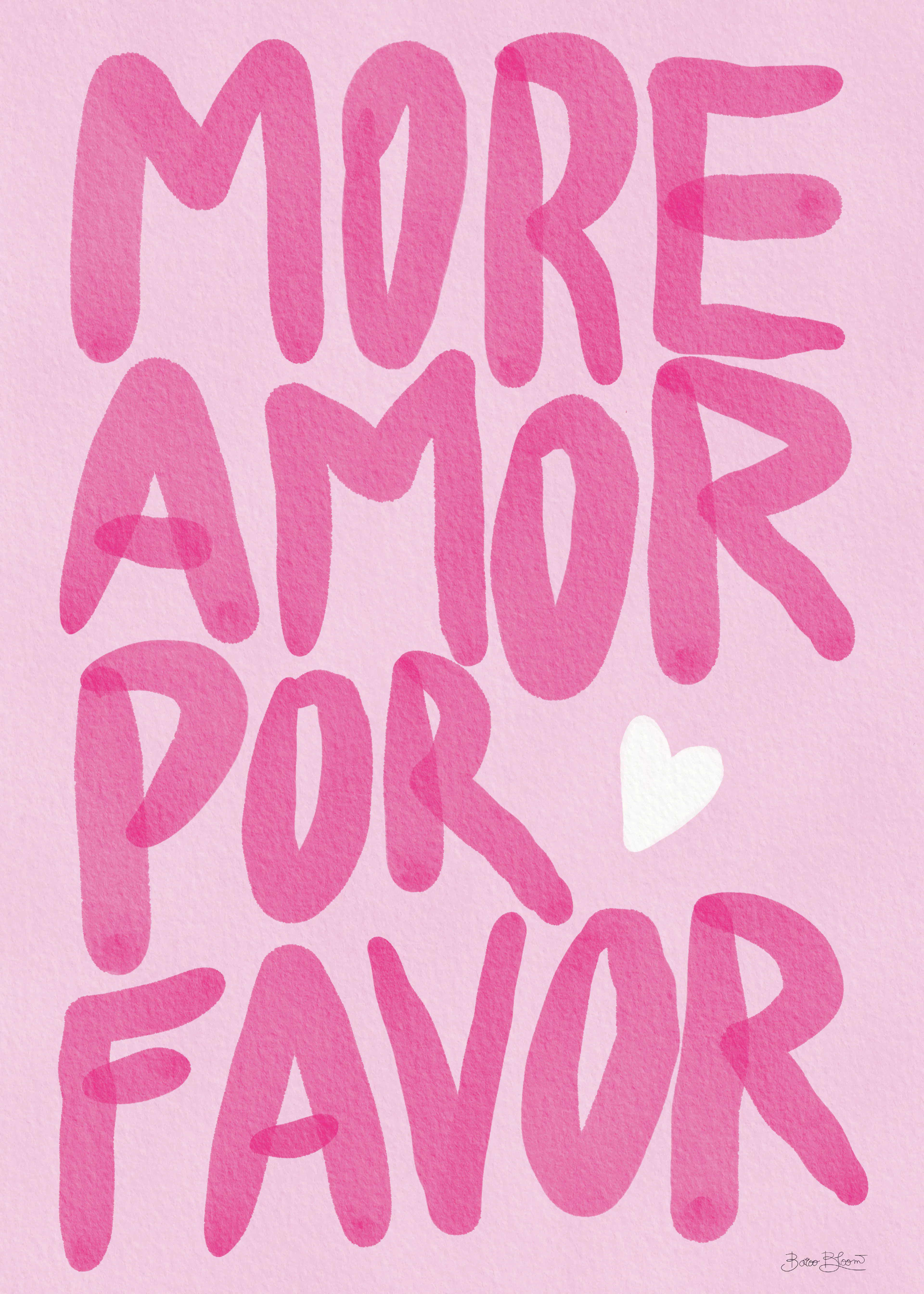 Baroo Bloom - Rosa Mer Amor Tack Poster 0
