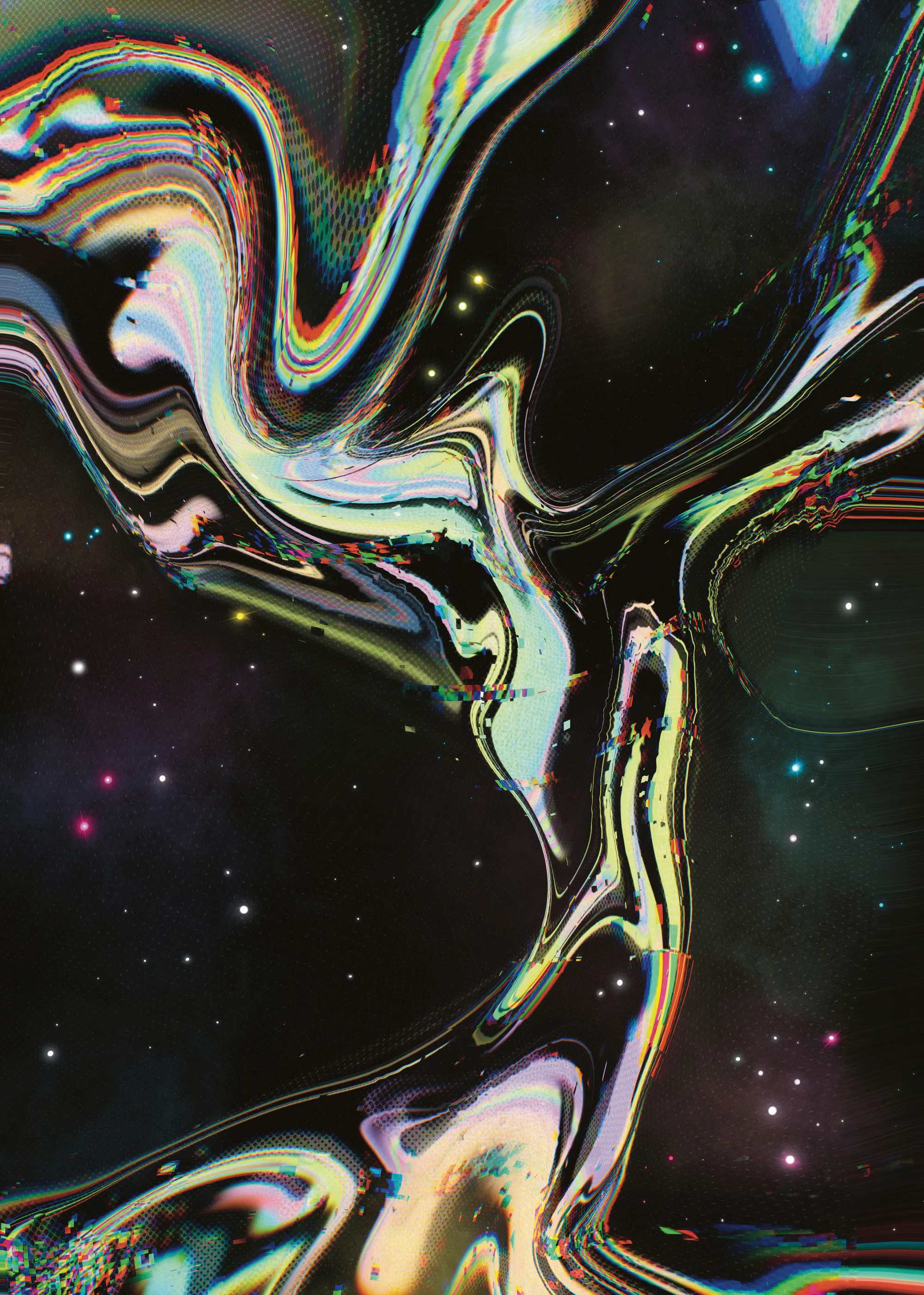 Amy Louise Baker - Cosmic Liquid Swirls 포스터 0