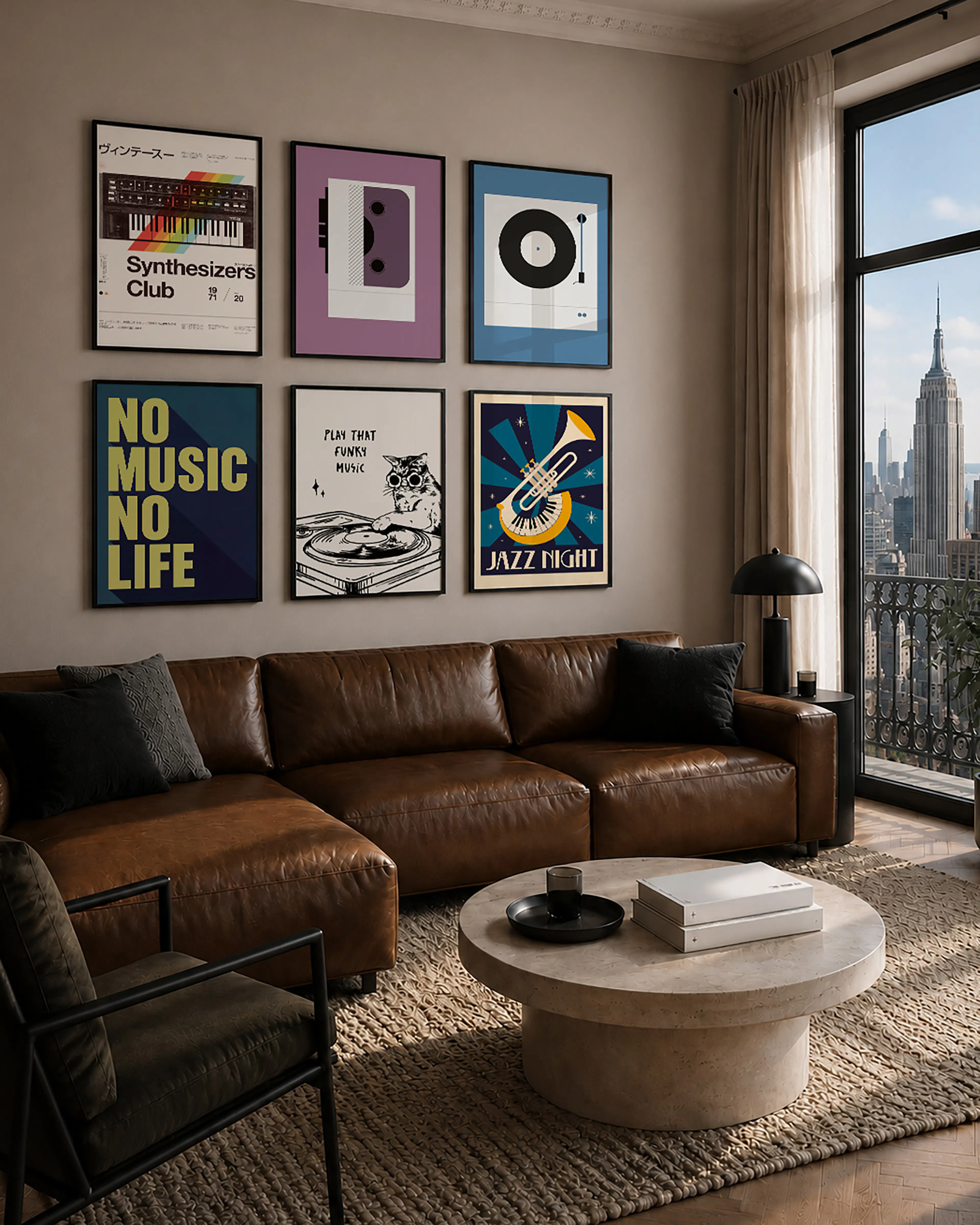 Niente musica, niente vita! galleria a parete