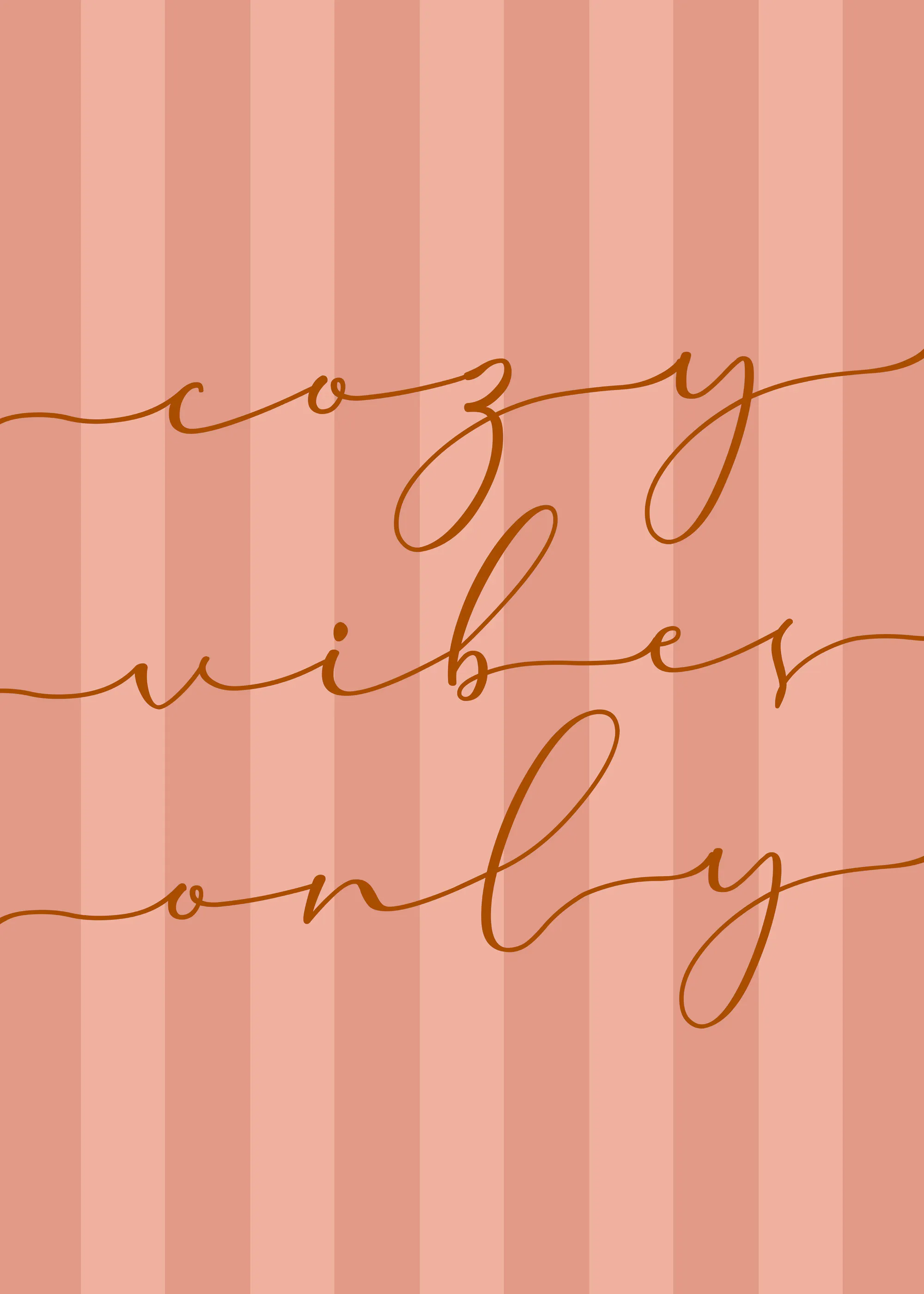 Cozy Vibes Poster 0