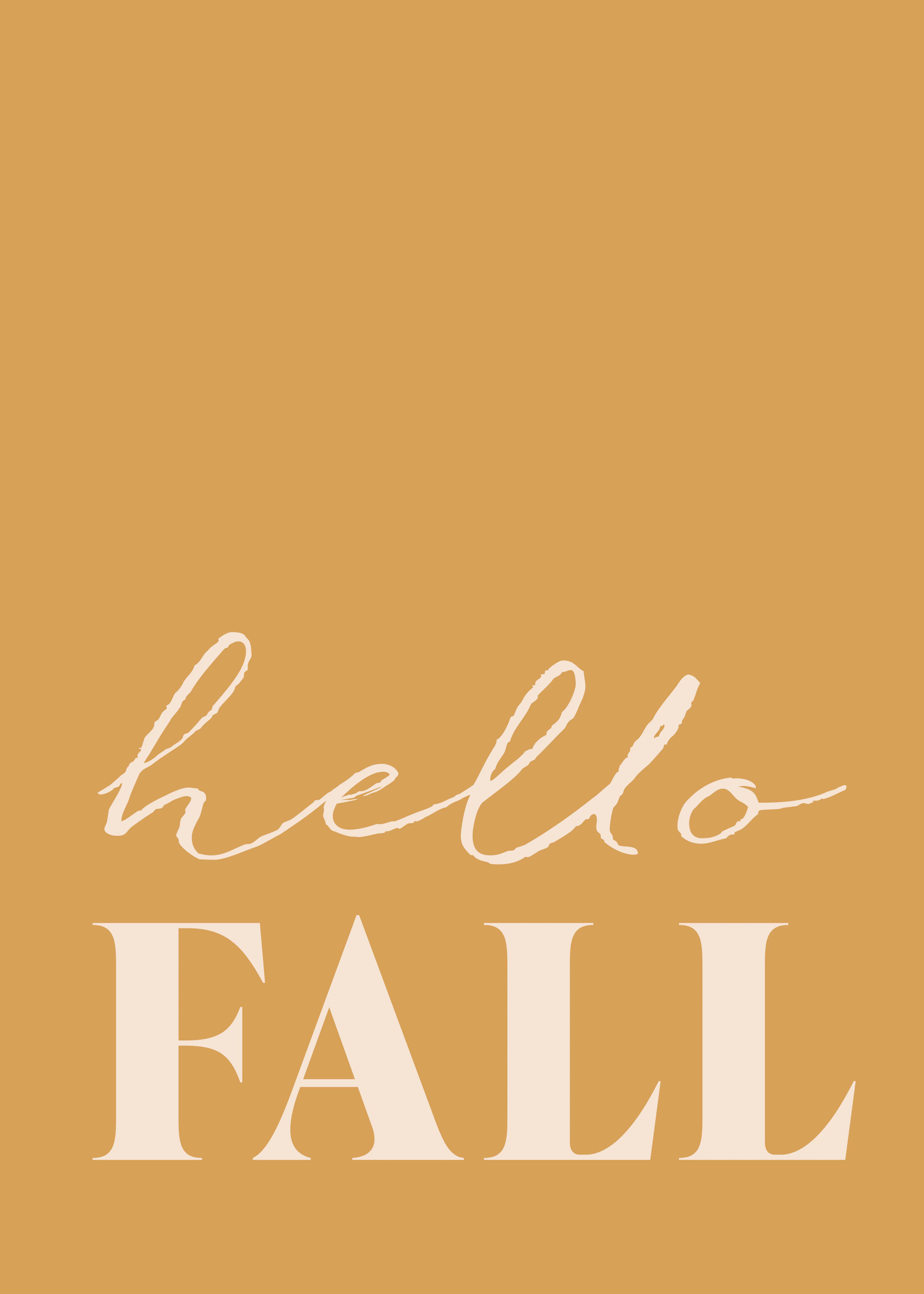 Hola Otoño Póster 0