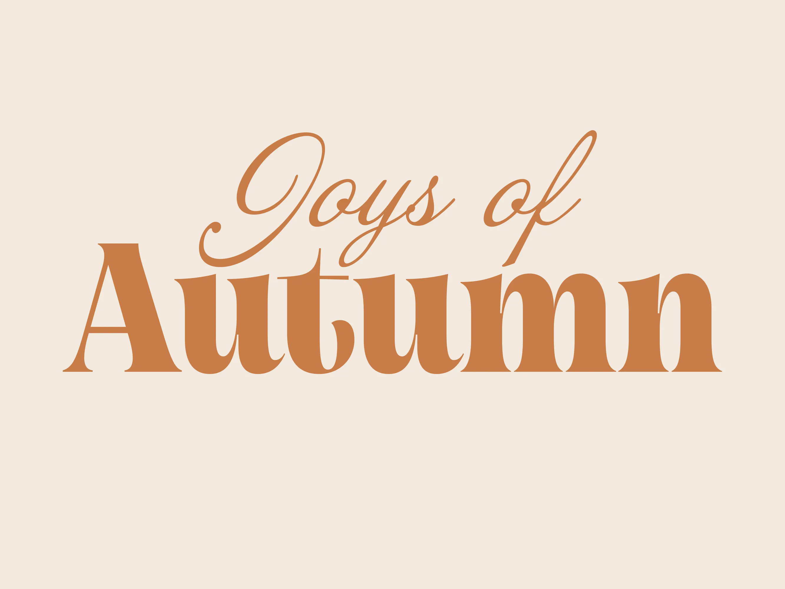 Joies d'automne Poster 0
