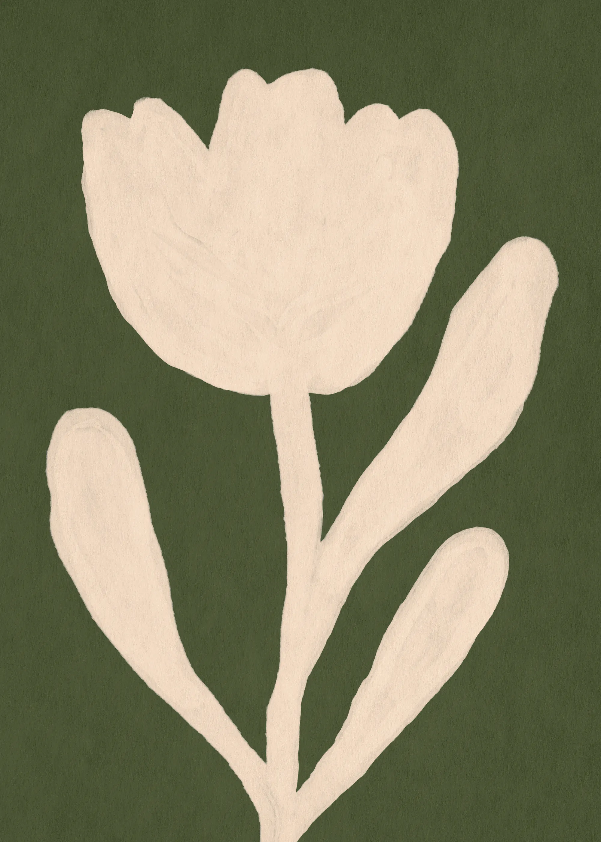 Minimalistisk blommdesign Poster 0