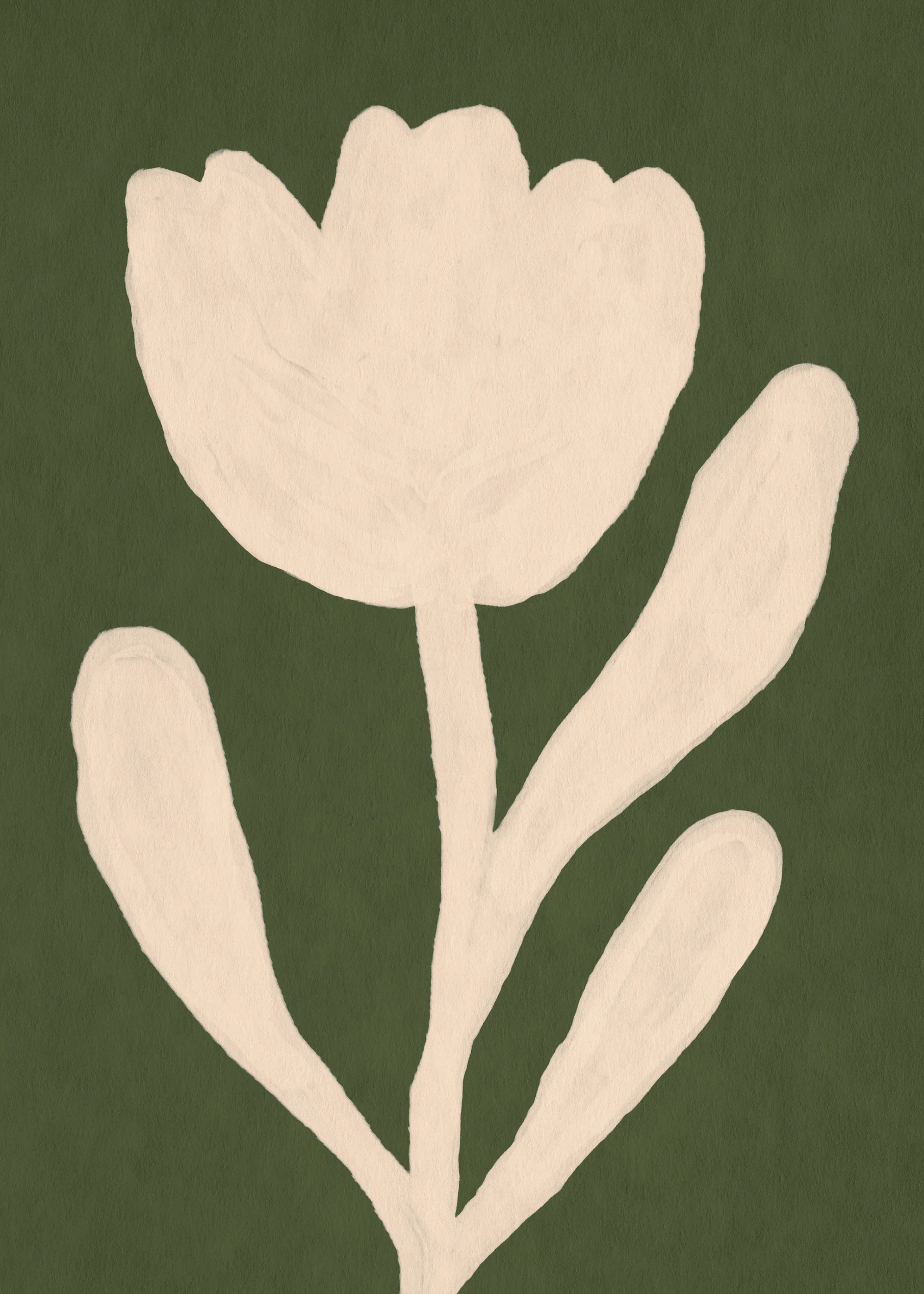 Minimalistisk blommdesign Poster 0