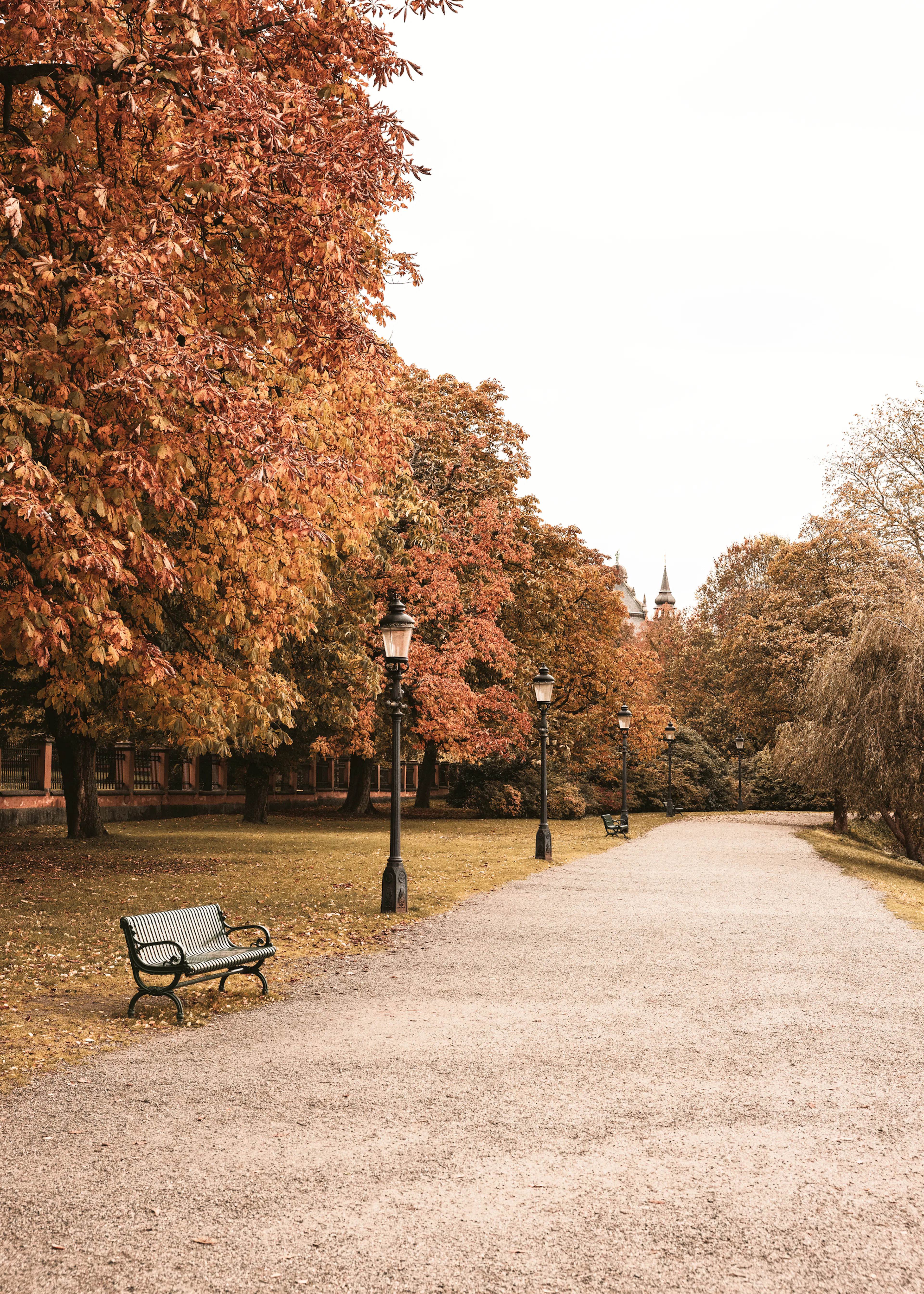 Autumn Park Walk Poster 0