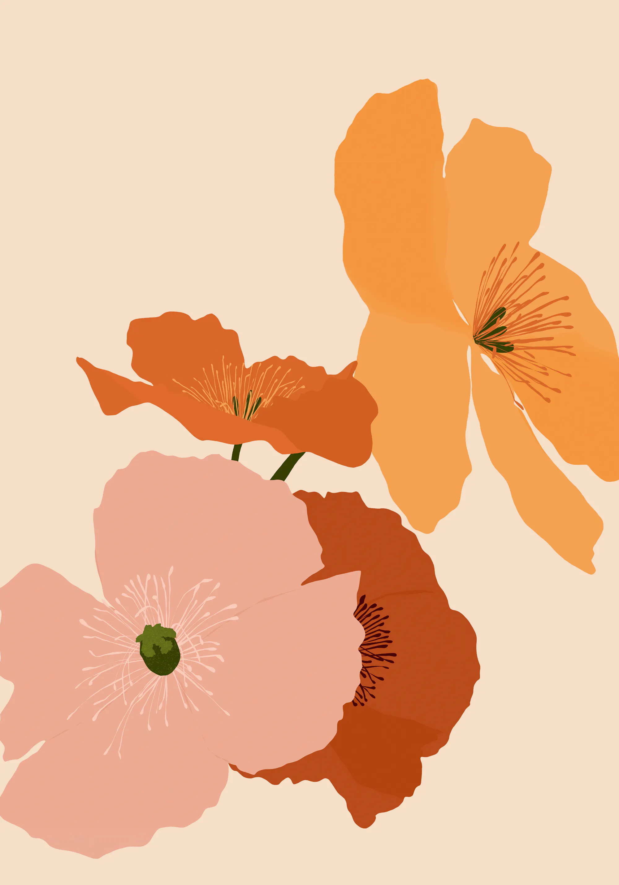 Blomstereleganse Plakat 0