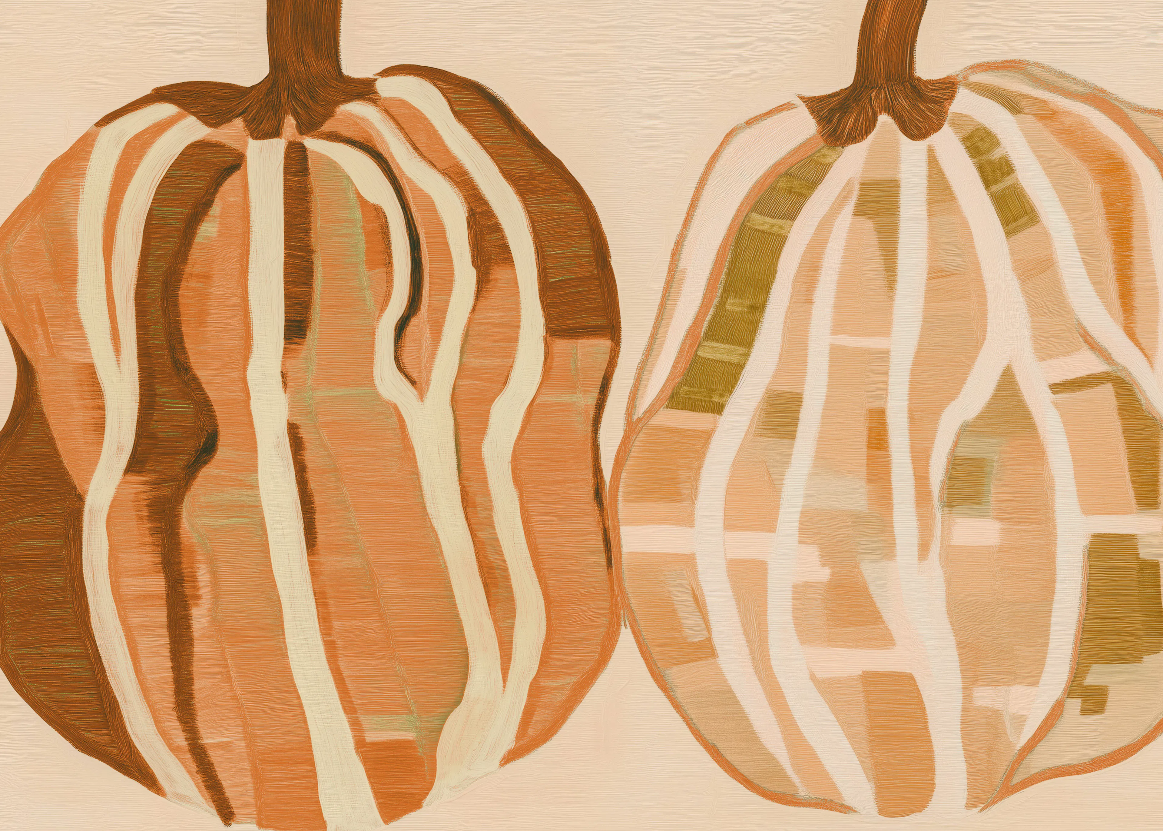 Abstract Pumpkins Poster 0