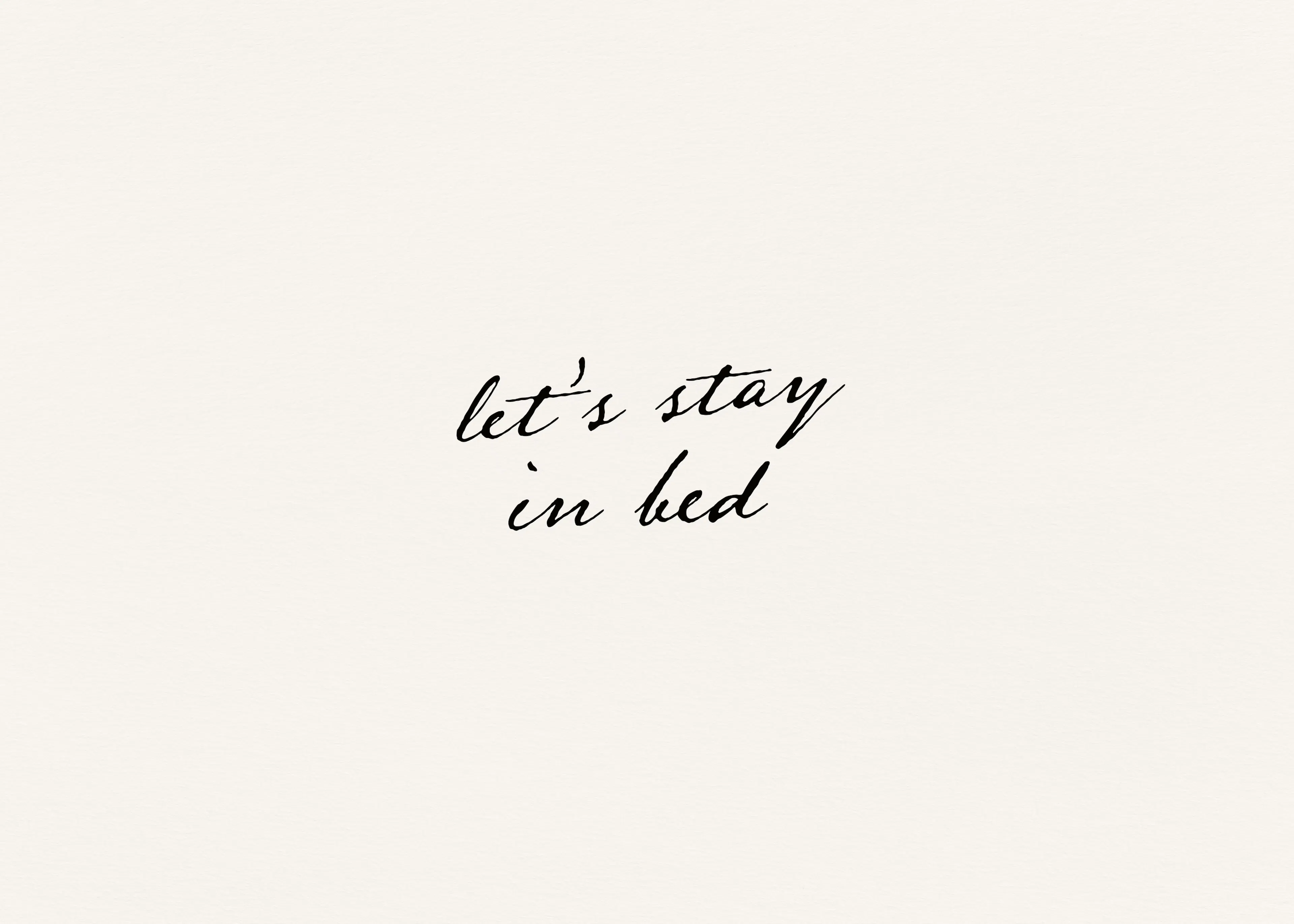 Blijf in Bed Poster 0