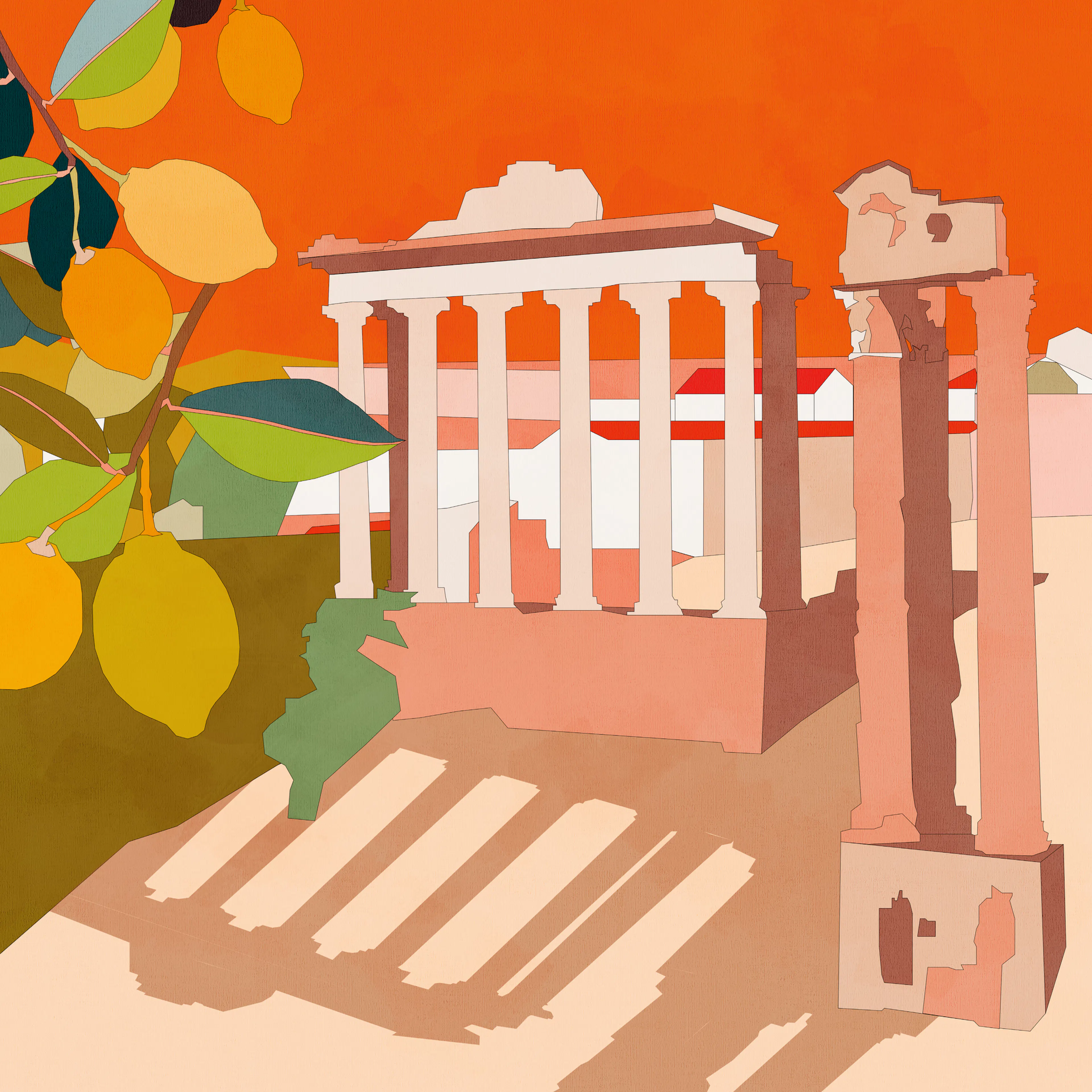 Ancient Citrus Grove Poster 0