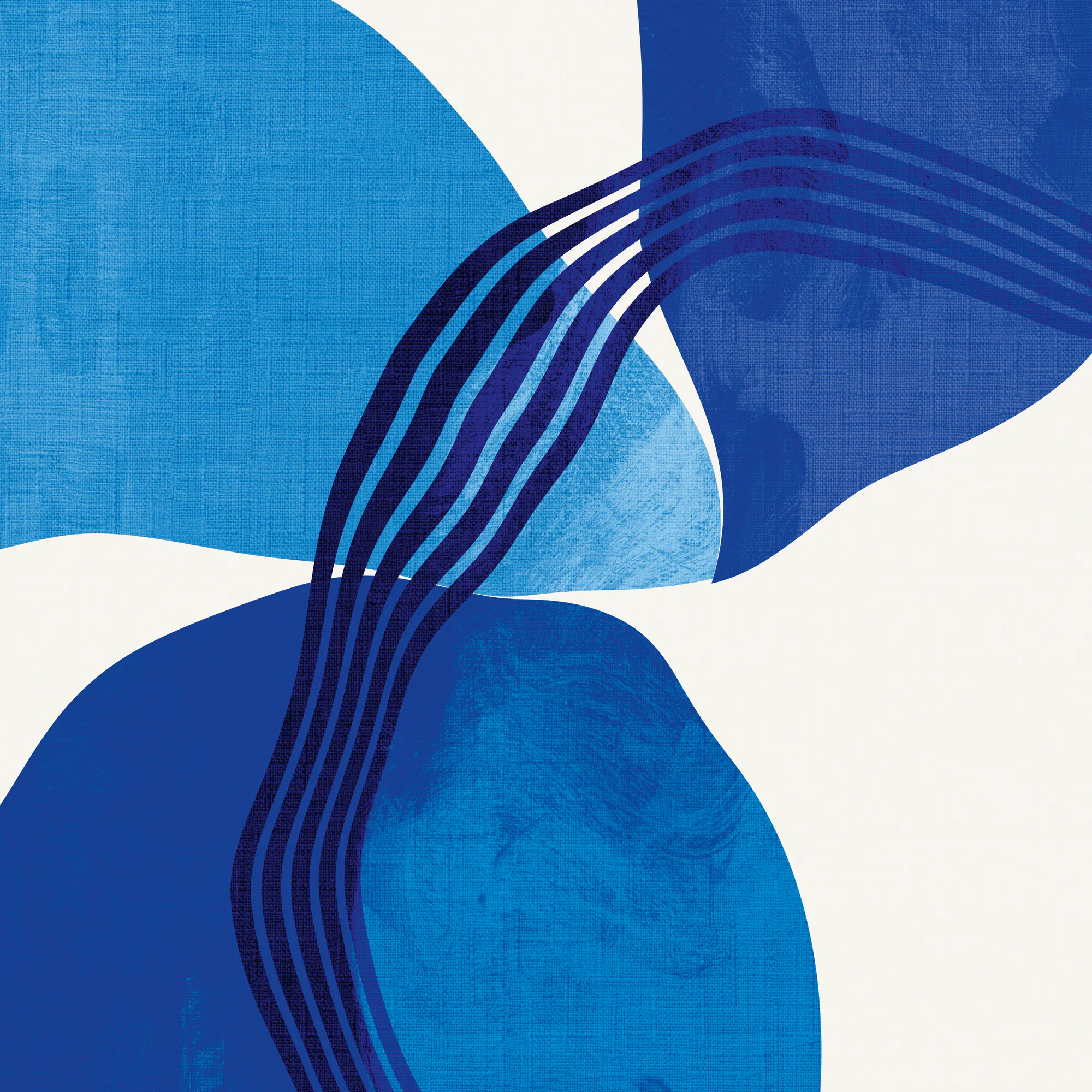 Deep Blue Wave Poster 0