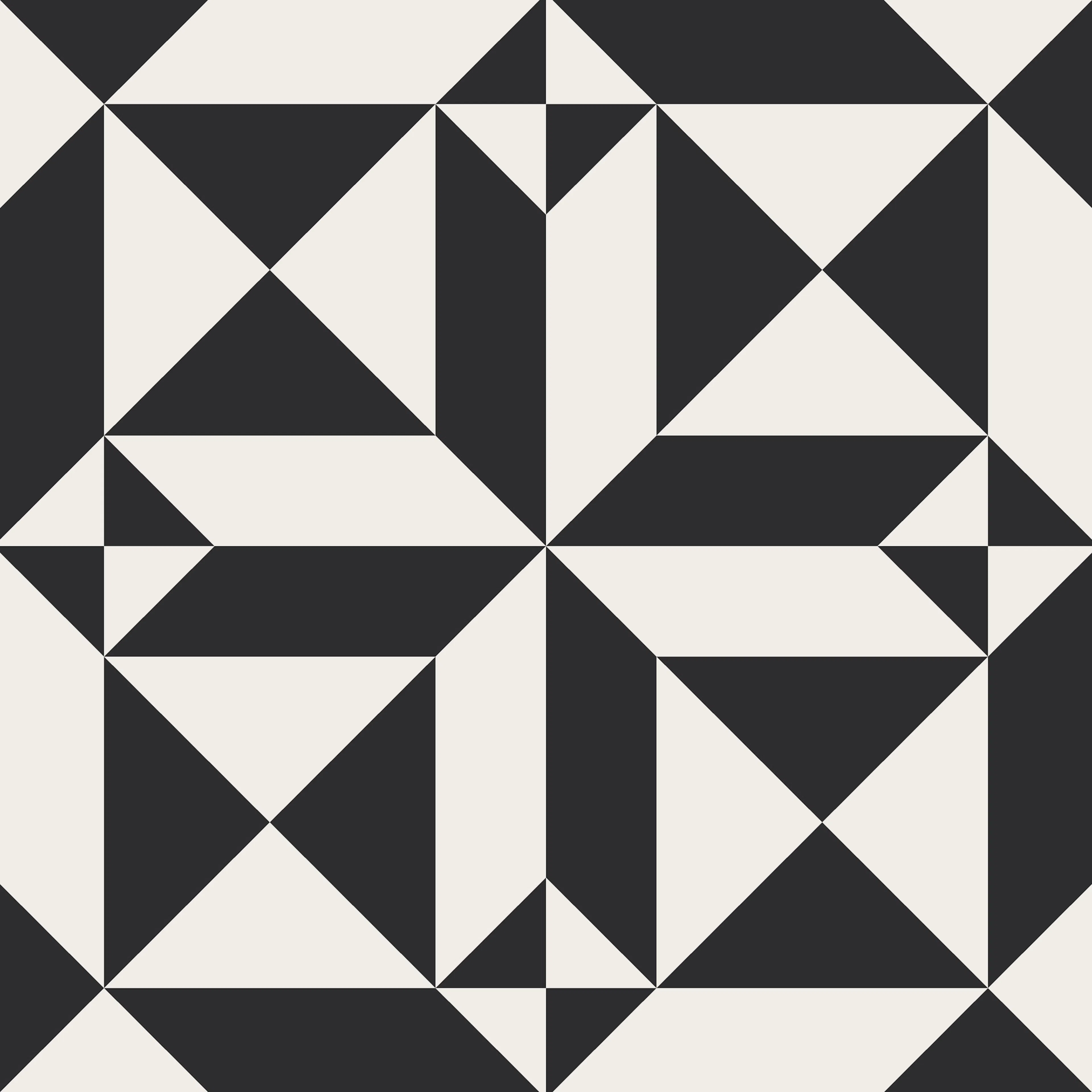 Harmonie Géométrique Anthracite Poster 0