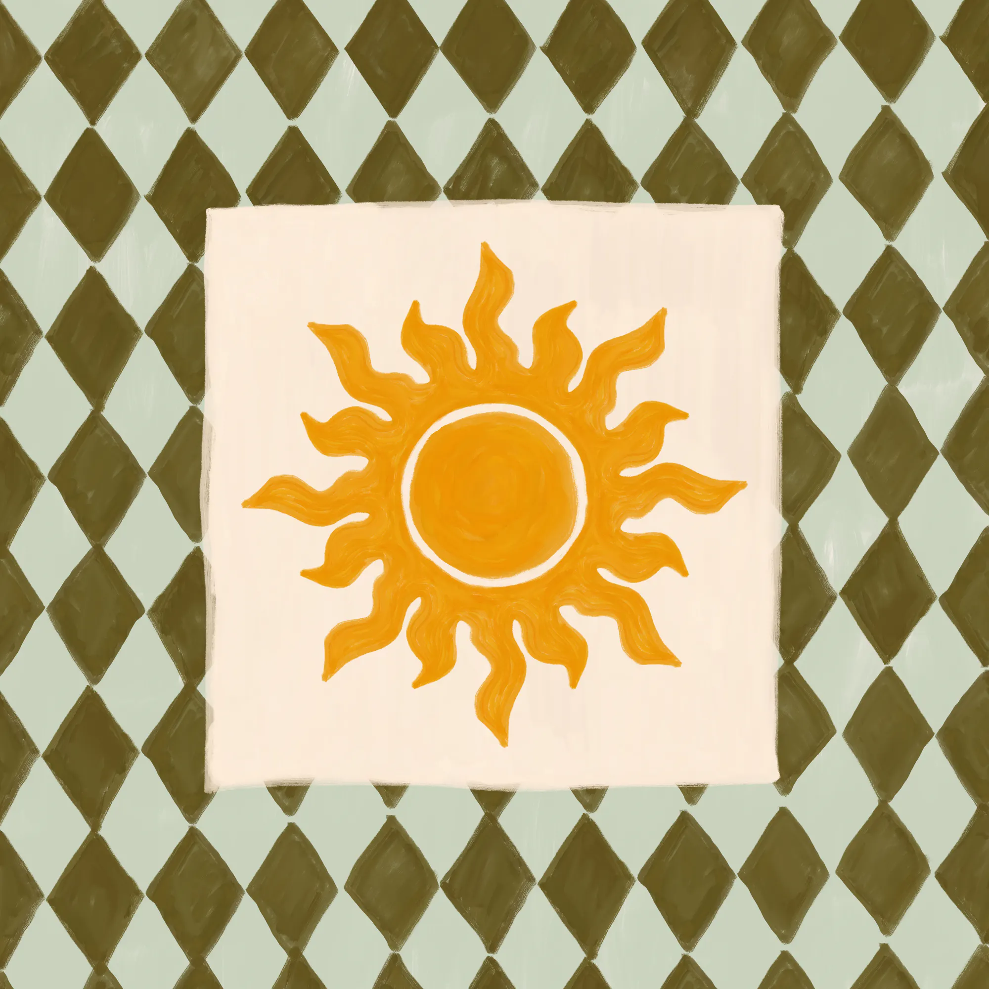 Olijf Zonneschijn Vibes Poster 0