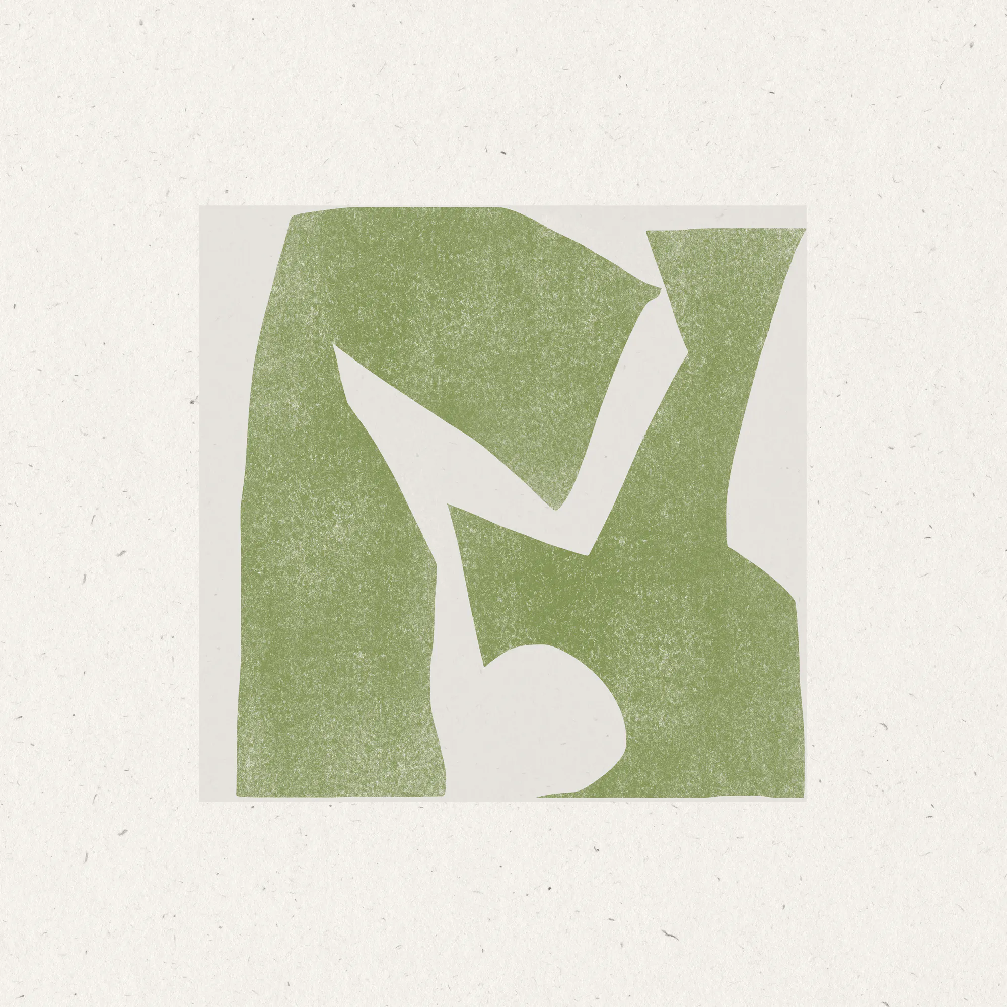 Groen Abstract Balans Poster 0