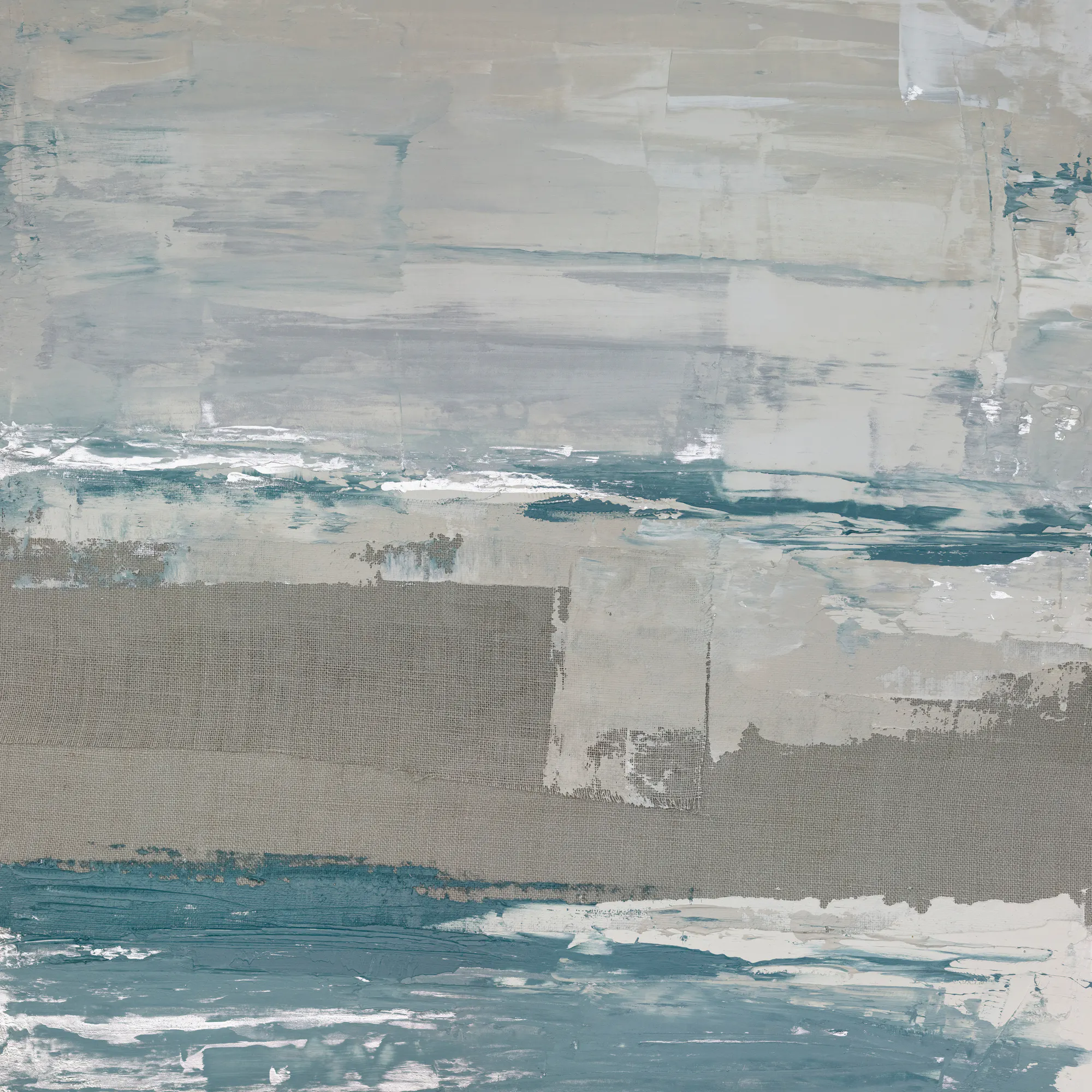Grey Serene Horizons Poster 0