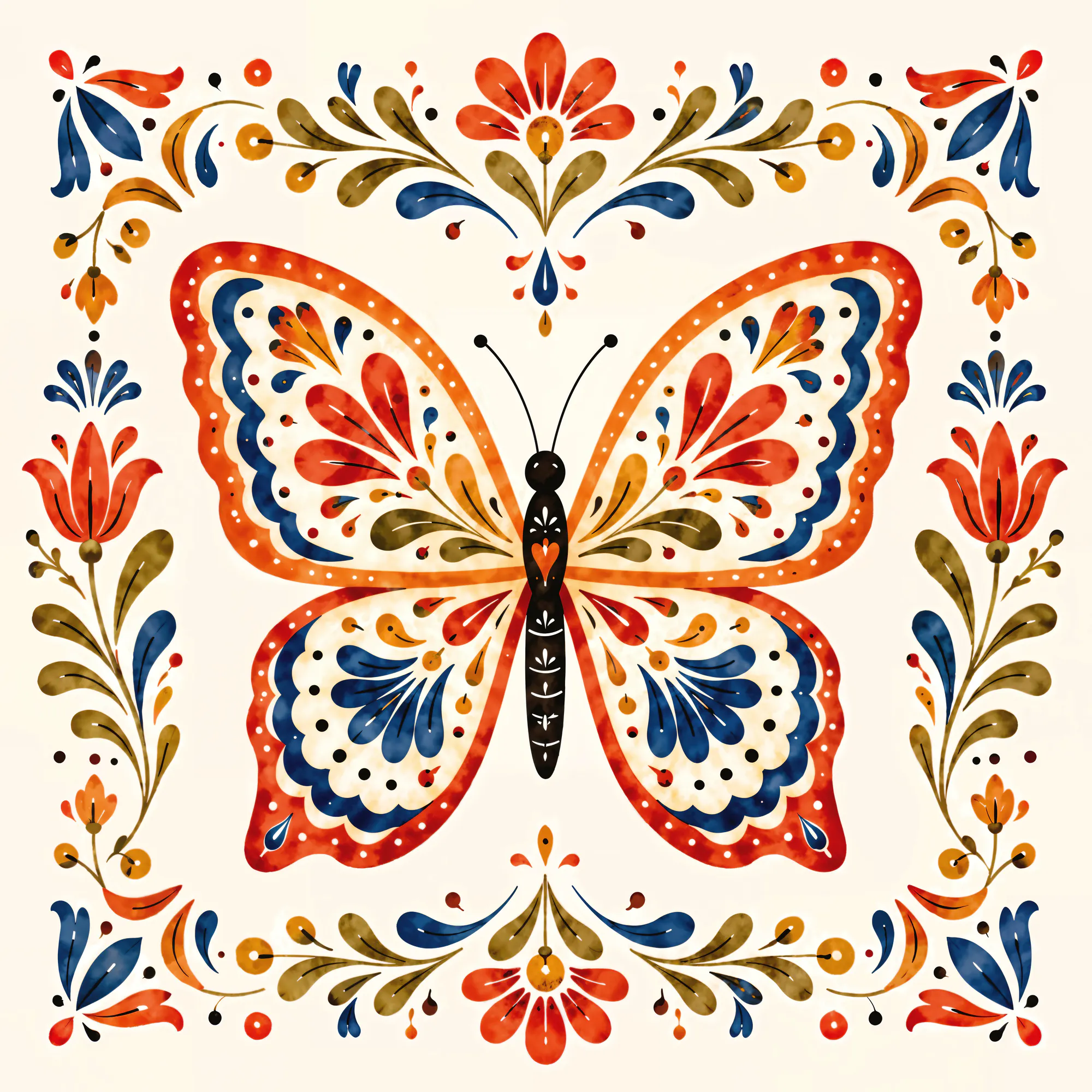 Vibrant Butterfly Poster 0