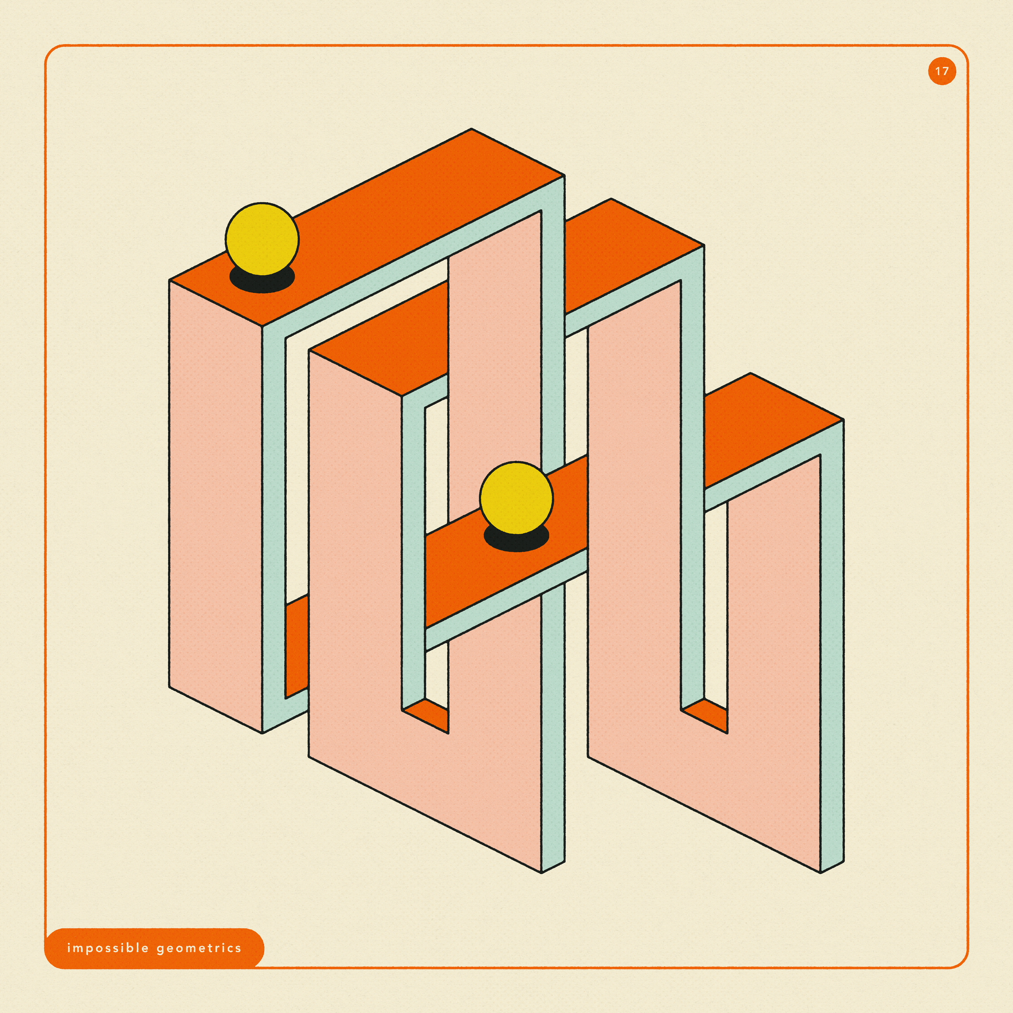 Impossible Geometry Poster