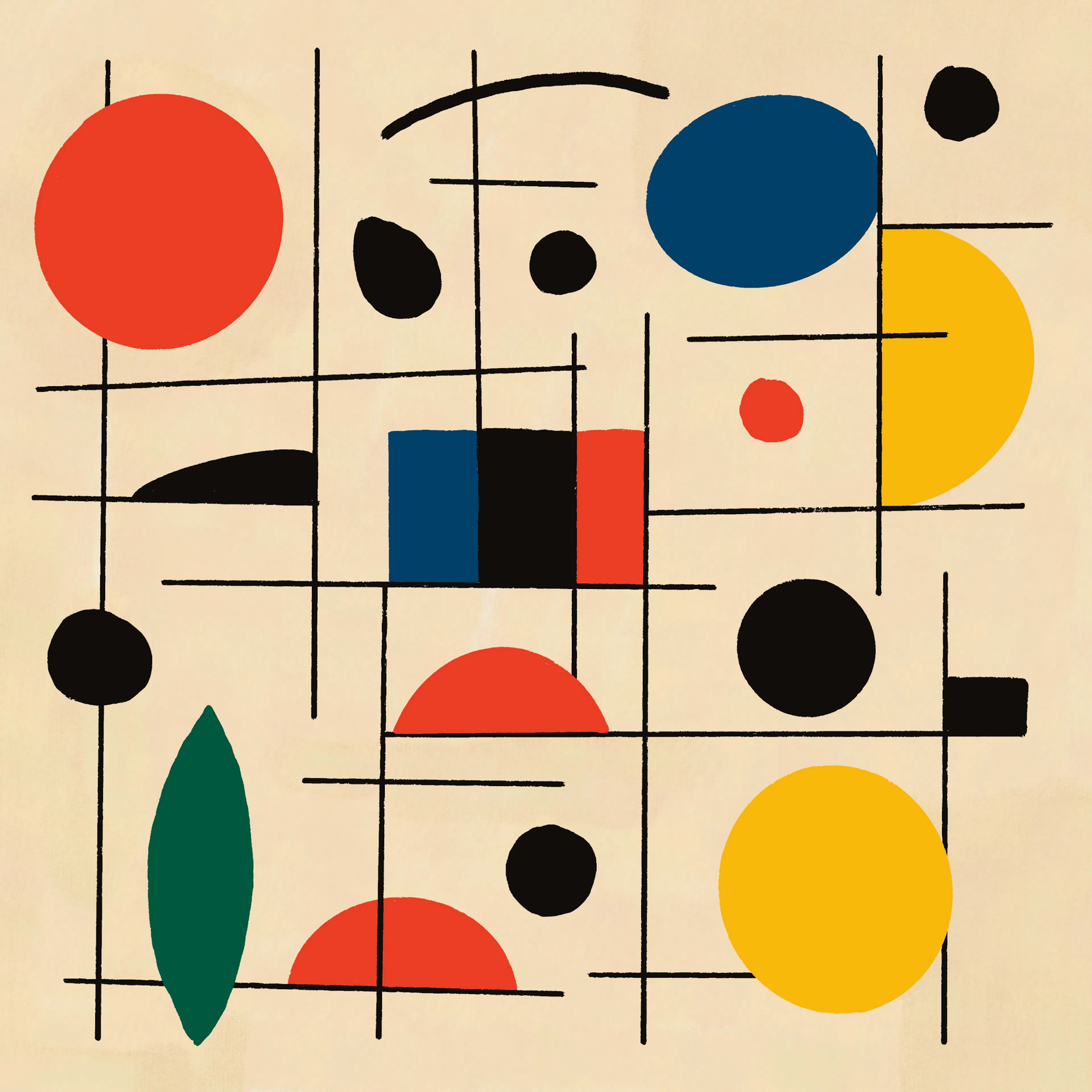 Moderne Geometriske Plakat 0