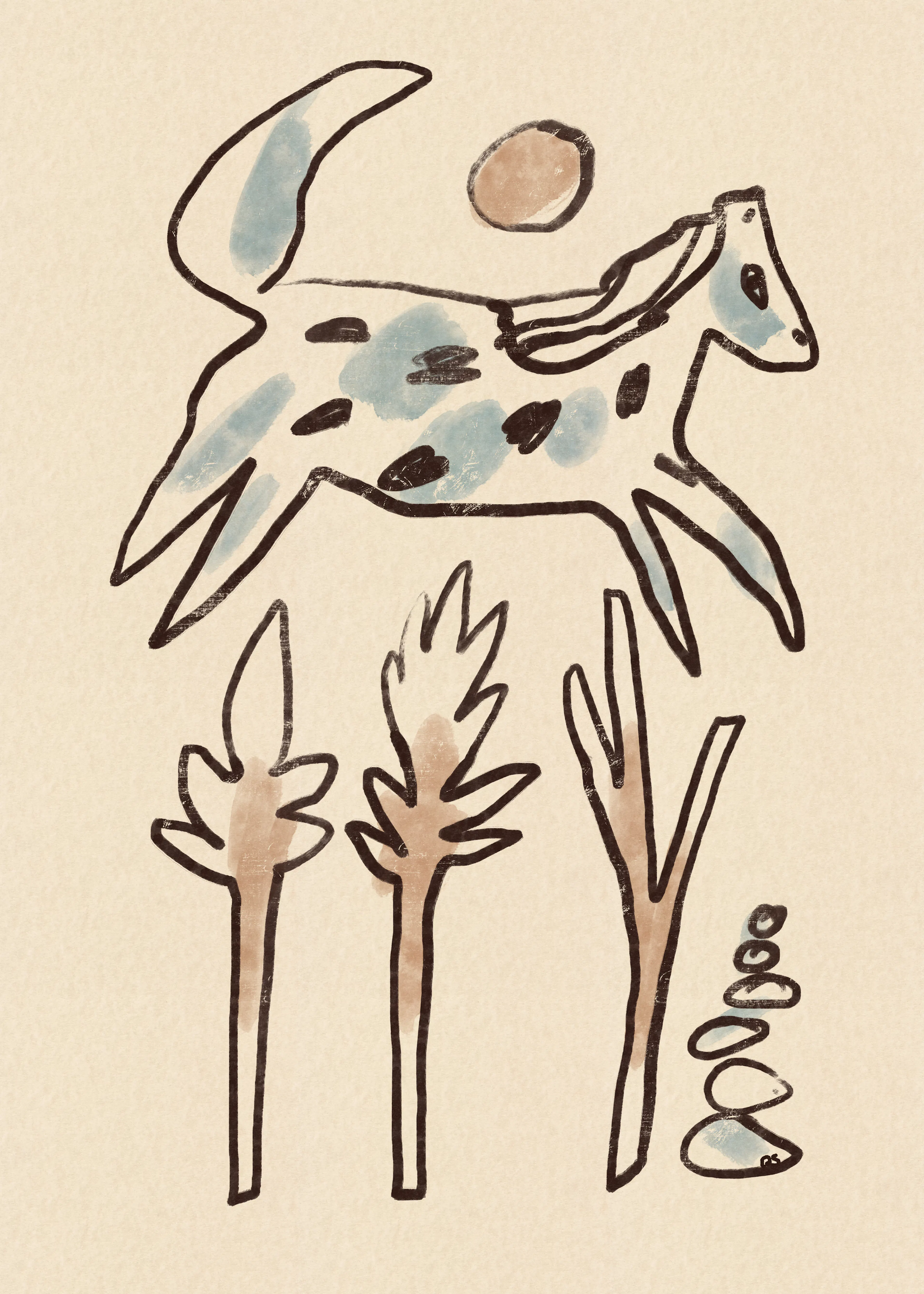 Playful Dog Poster 0