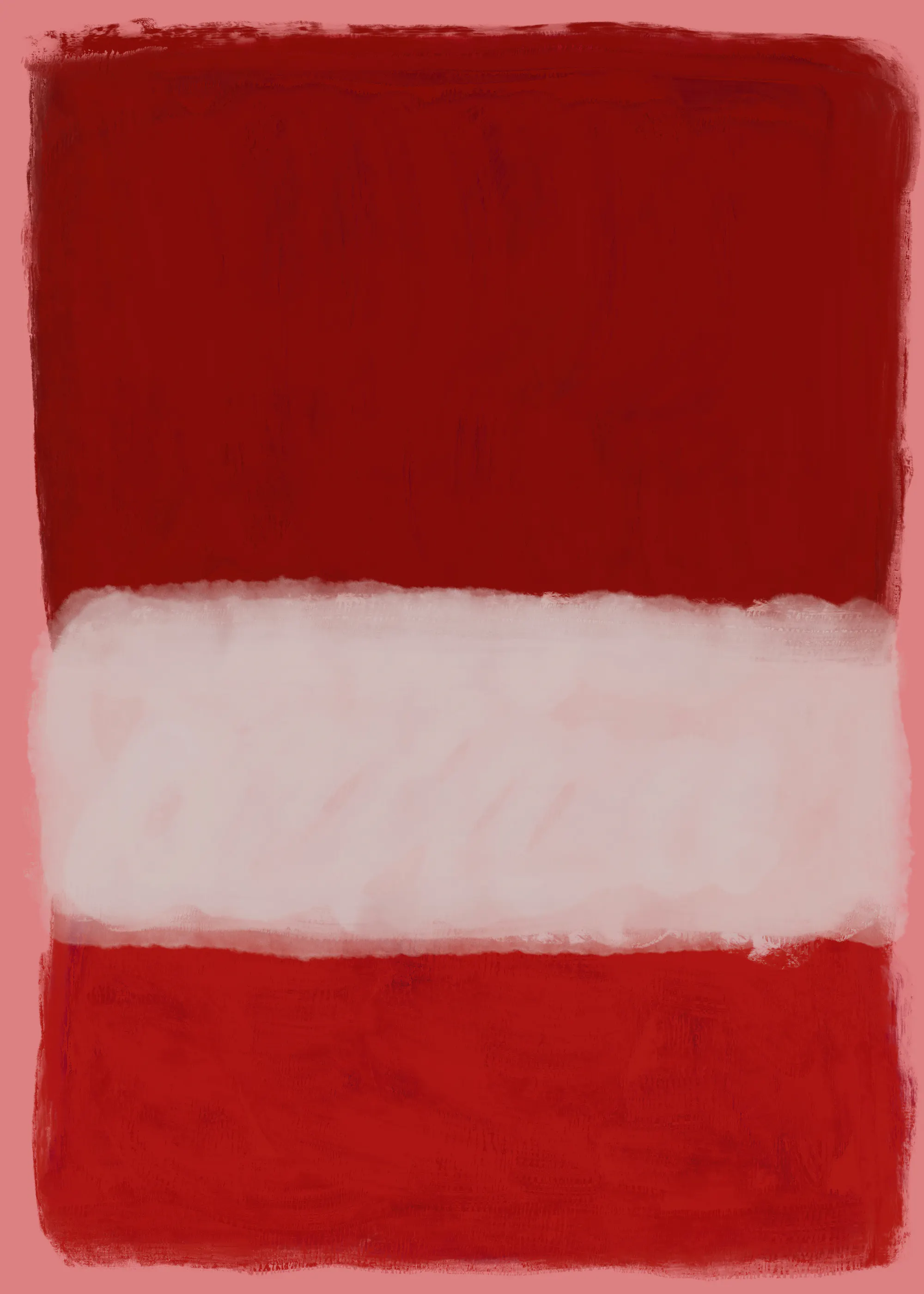 Red White Harmony Poster 0