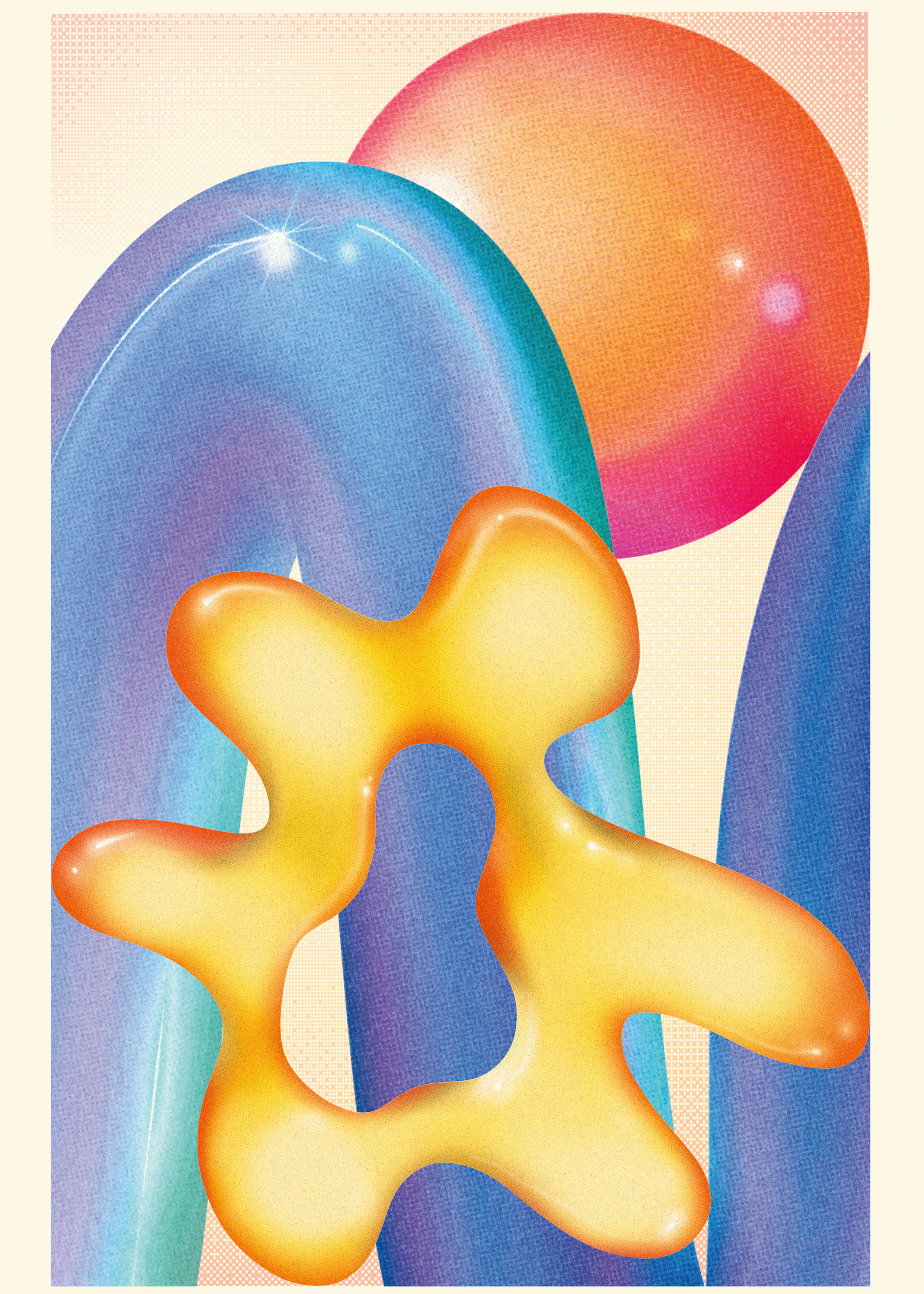Colorful Shapes Poster 0
