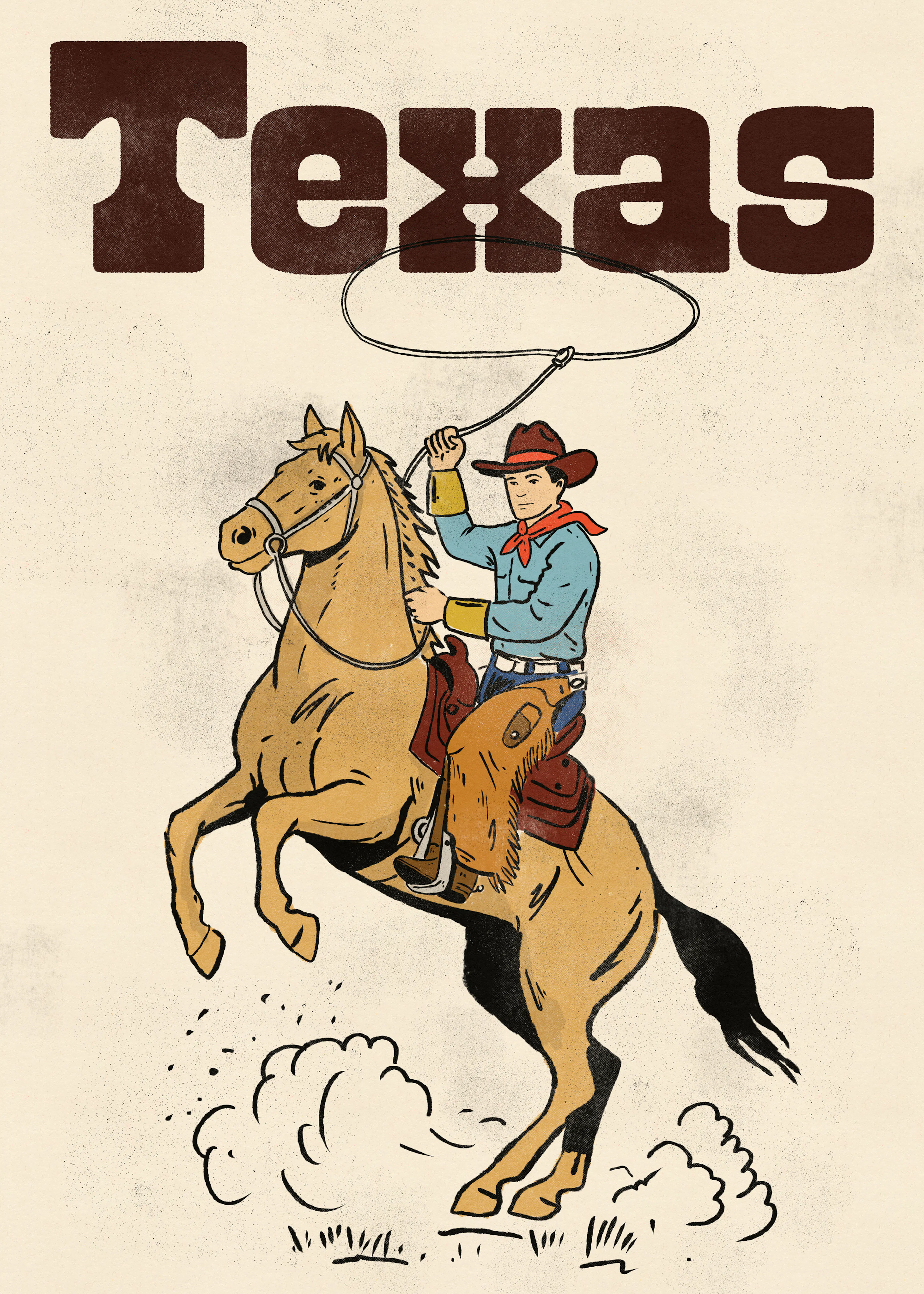 Brown Wild West Poster 0