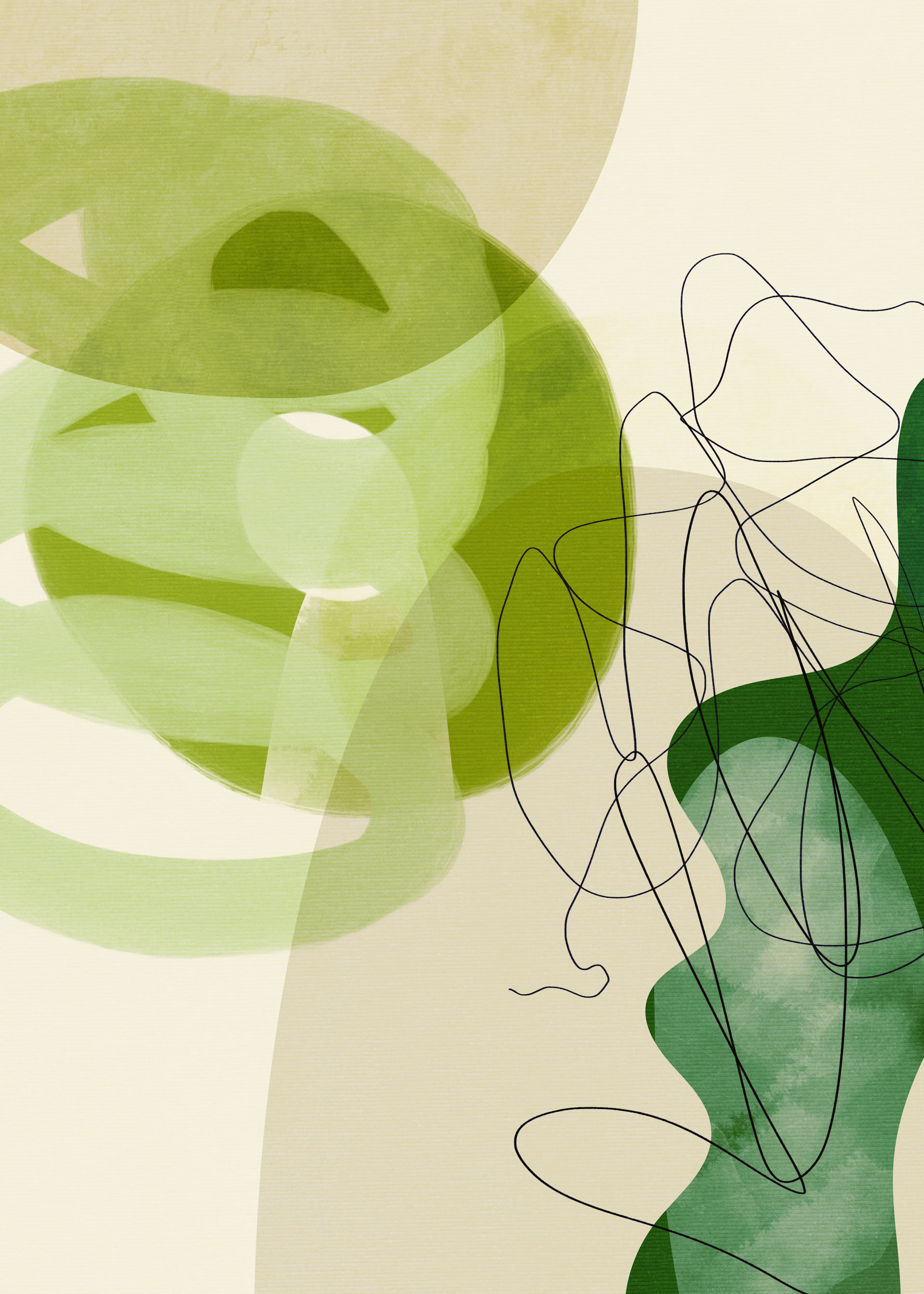 Light Green Harmony Poster 0