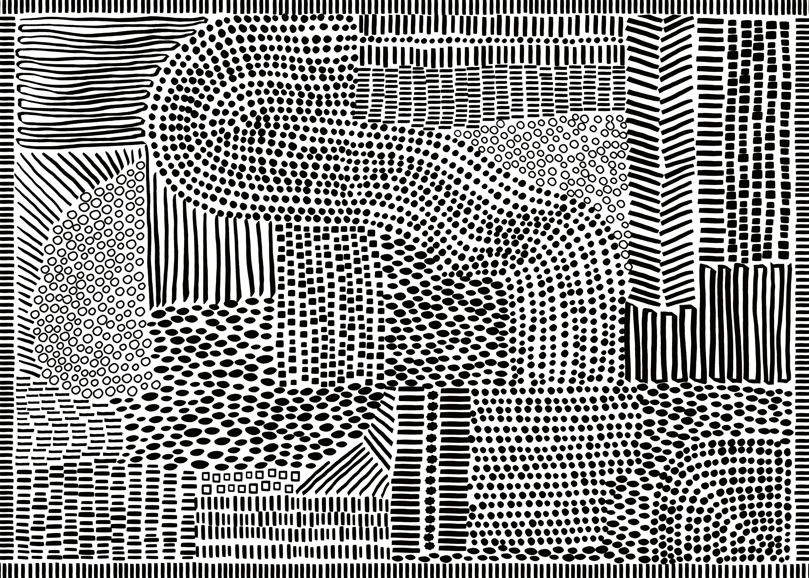 Monochrome Maze Poster 0