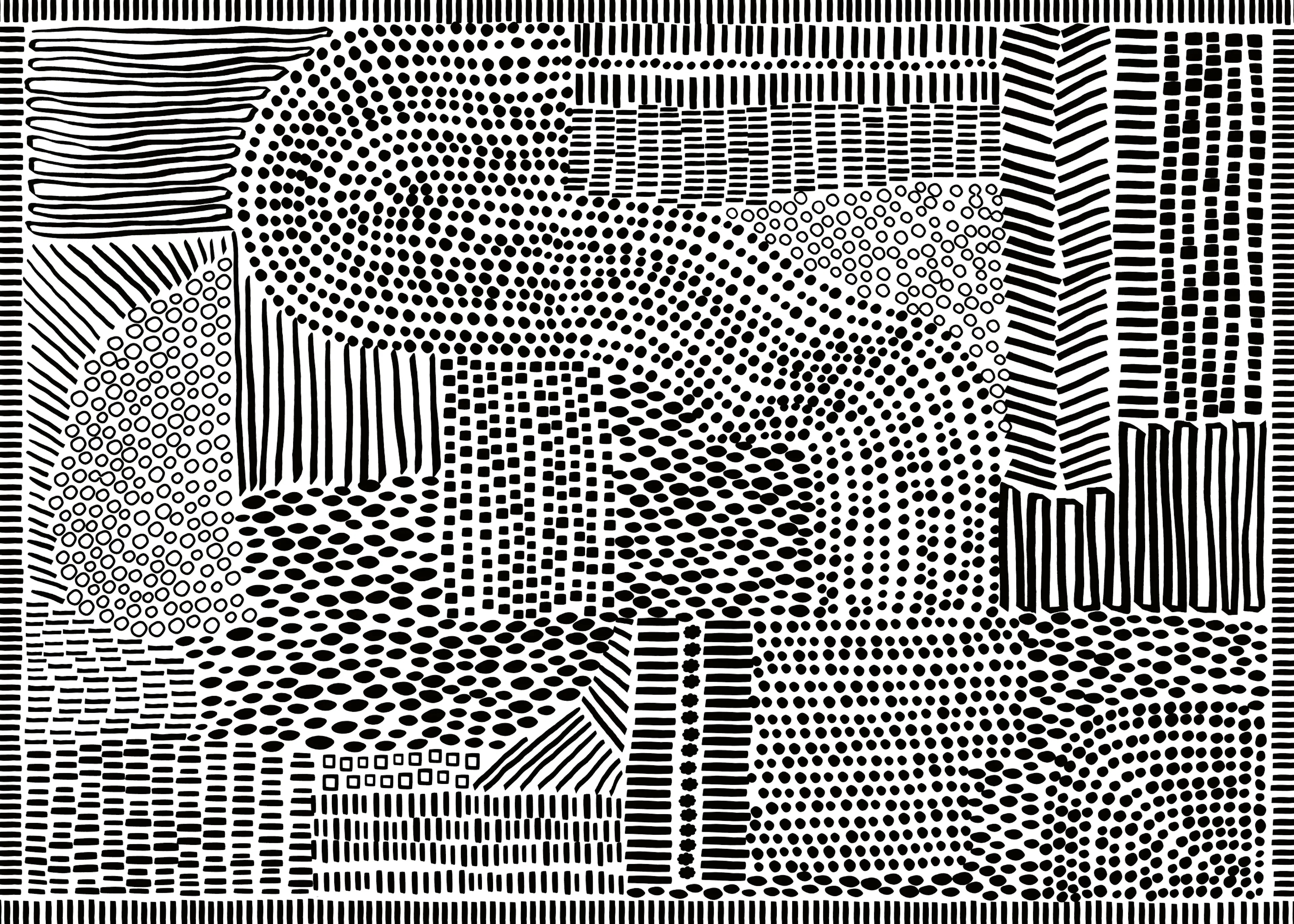Monochrome Maze Poster 0
