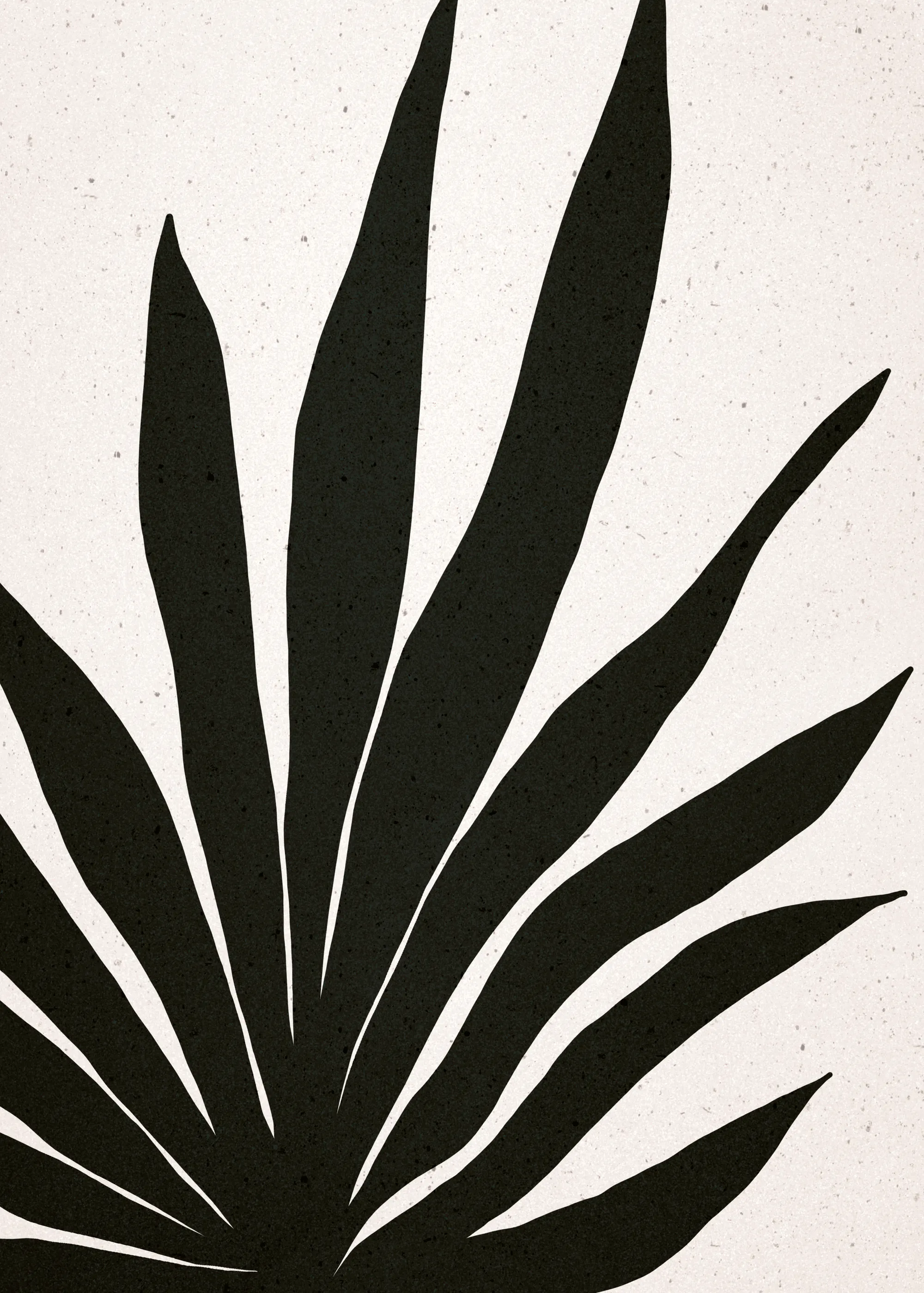 Modern Leaf Poster 0