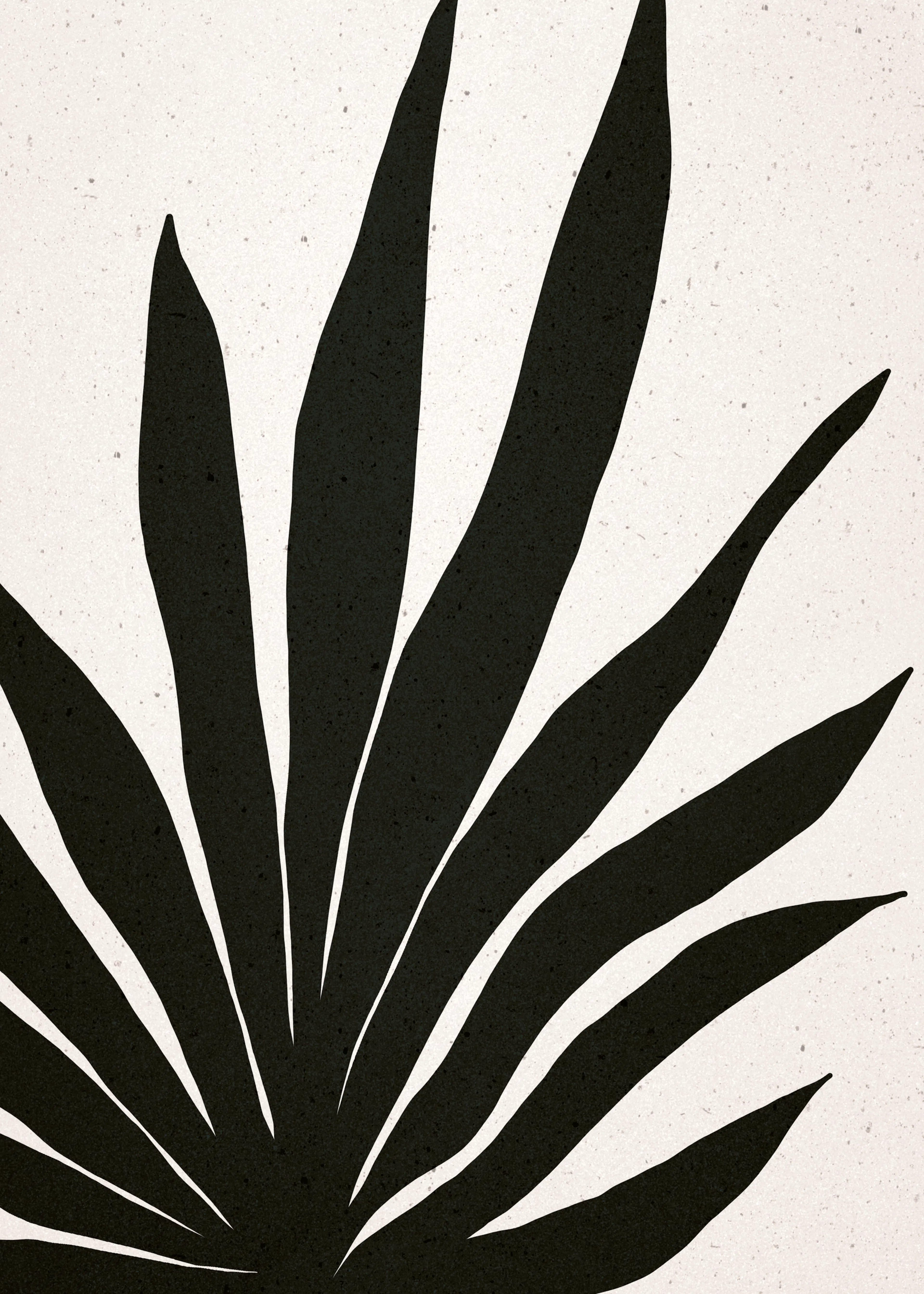 Modern Leaf Poster 0