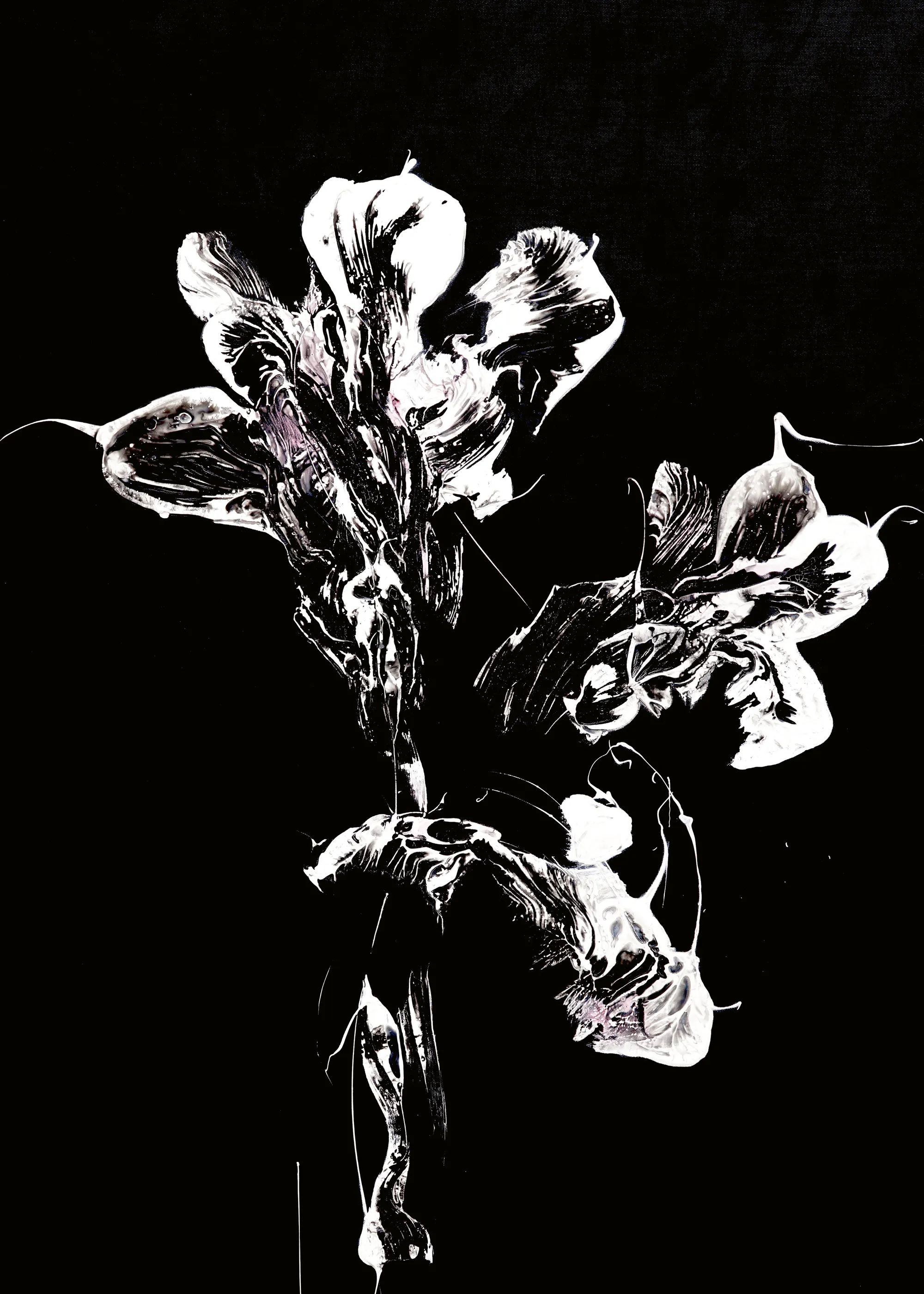 Monochrome Blooms Poster 0