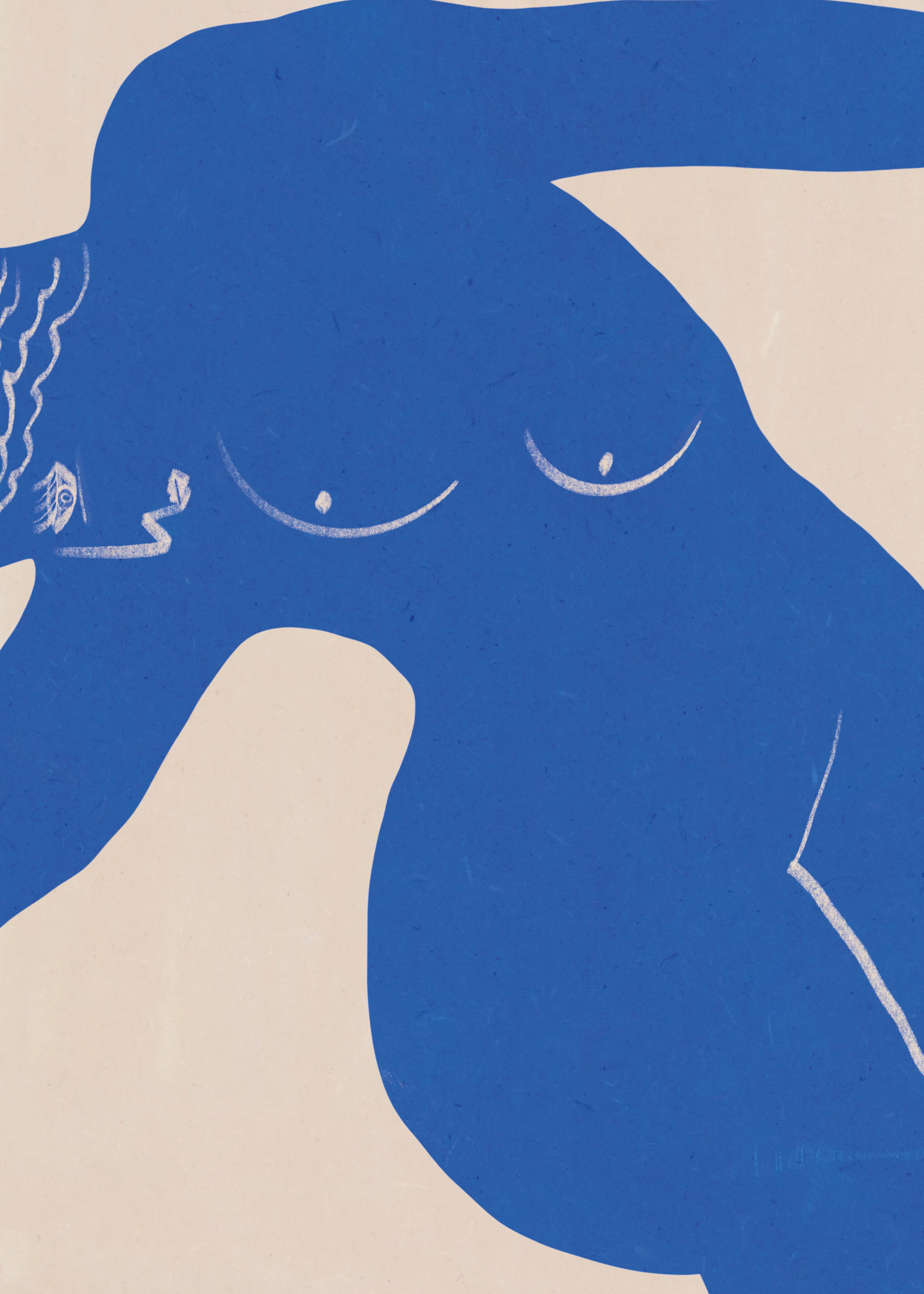 Blue Silhouette Poster 0
