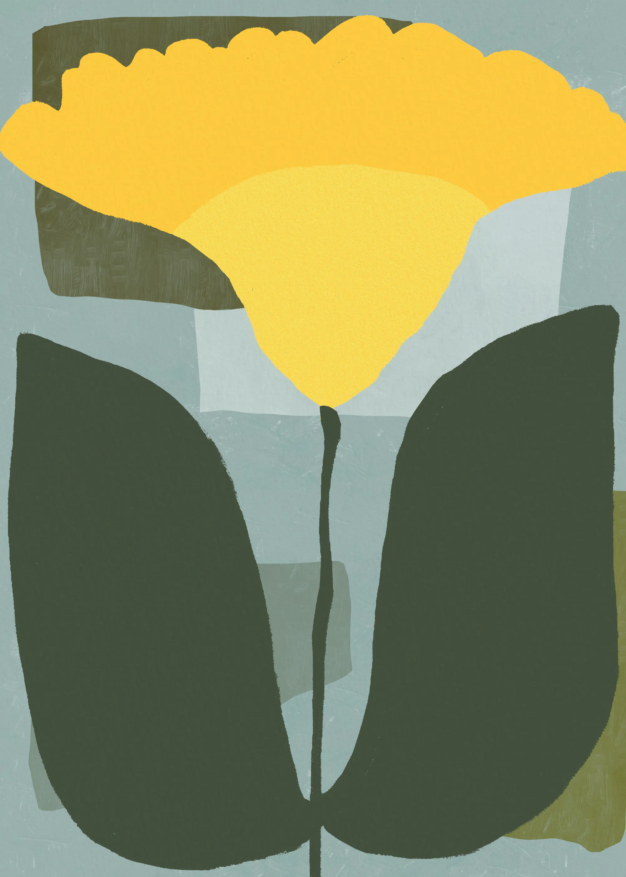 Yellow Golden Bloom Poster 0