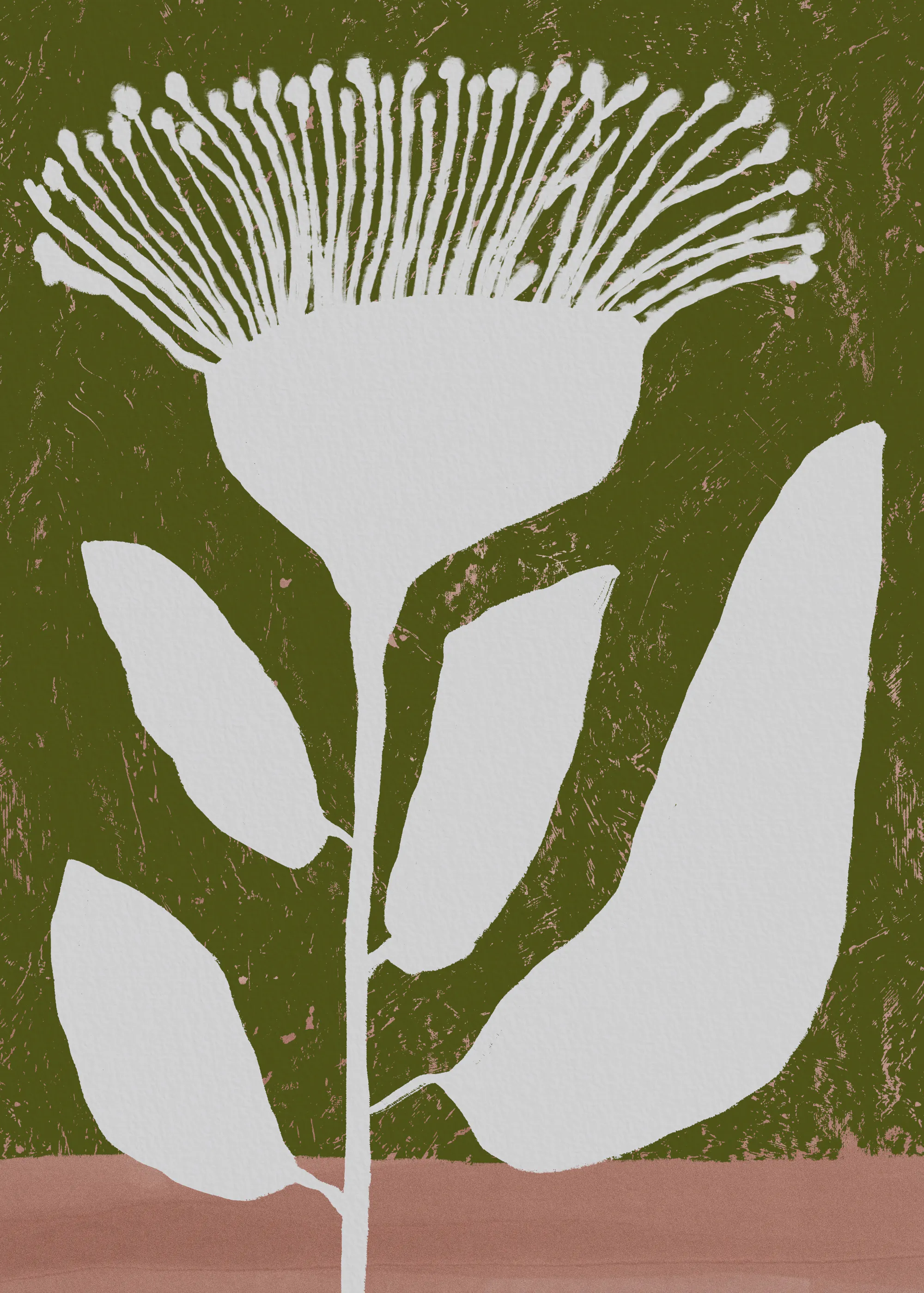 Wildflower Silhouette Poster 0