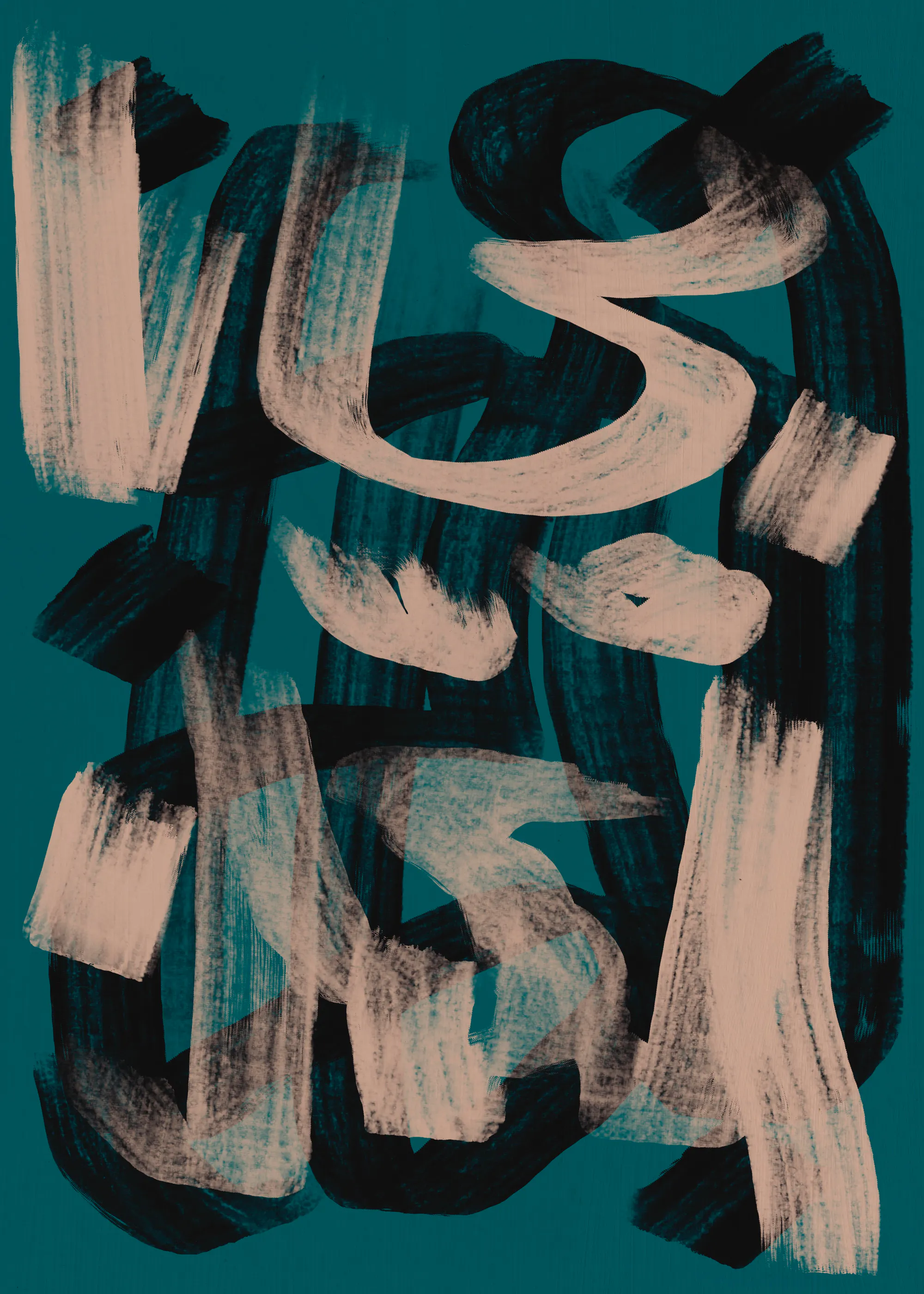 Bold Brushstrokes Poster 0