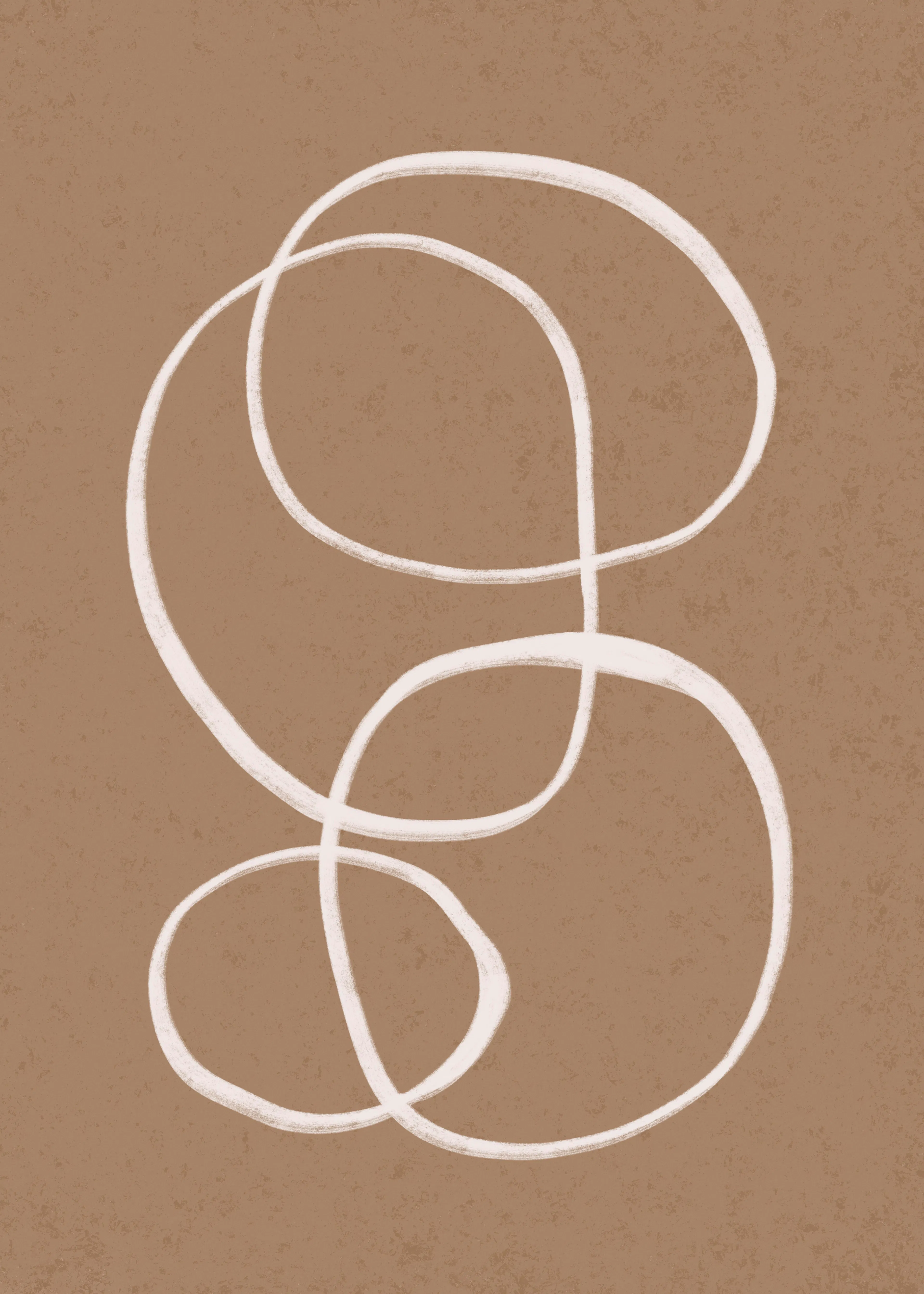 Brown Abstract Loops Poster 0