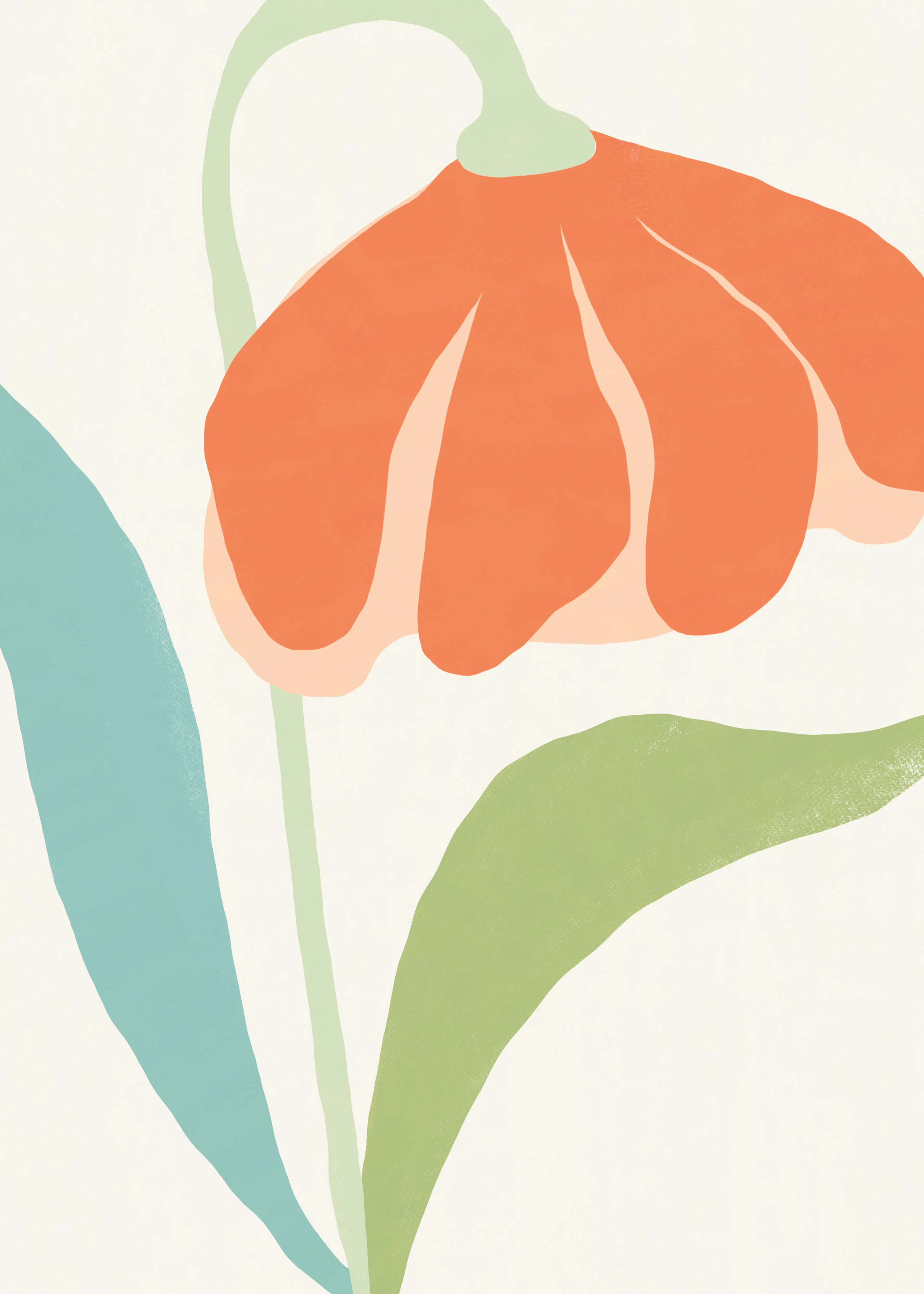 Floral Suave Póster 0