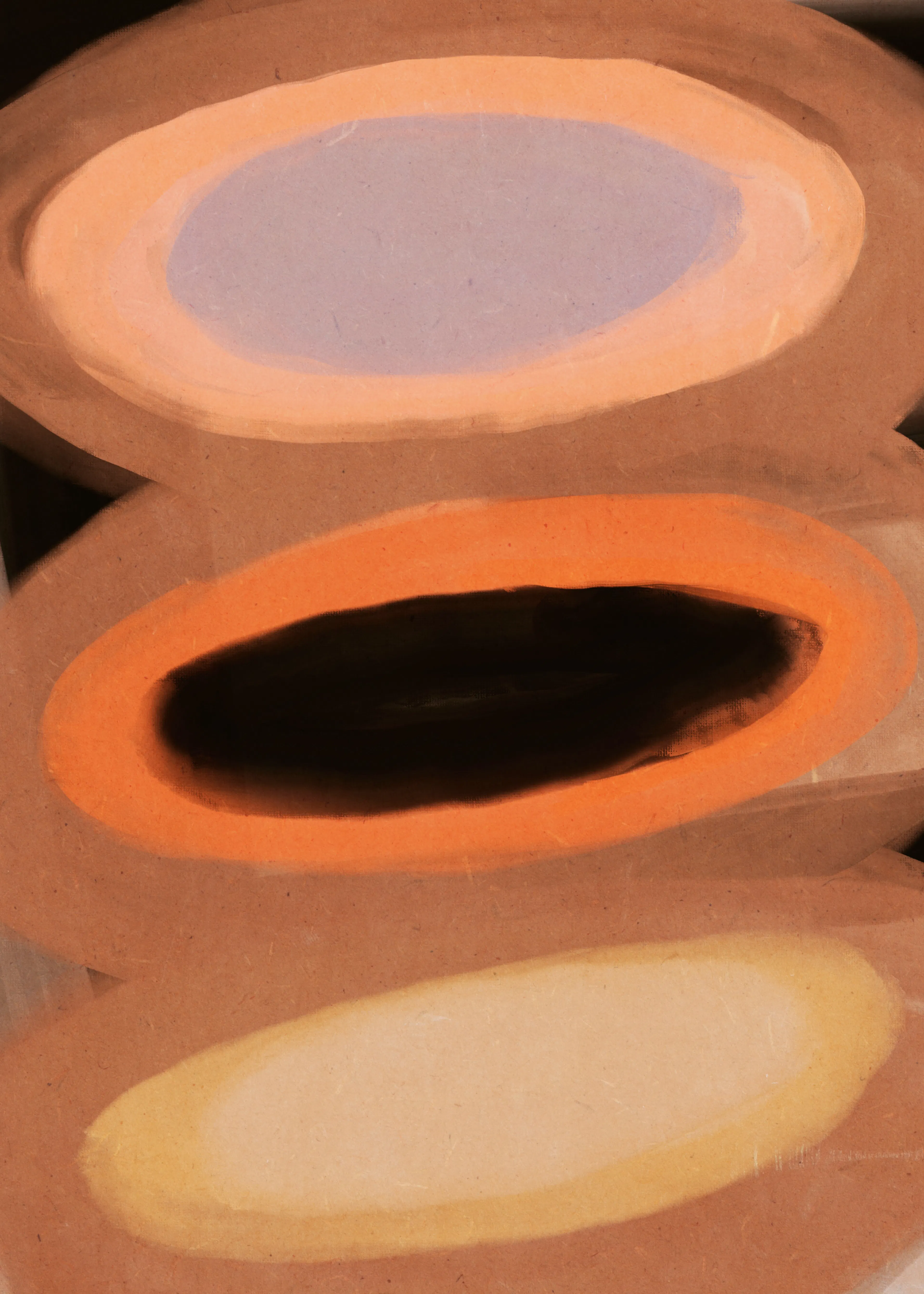 Brown Earth Tones Poster 0