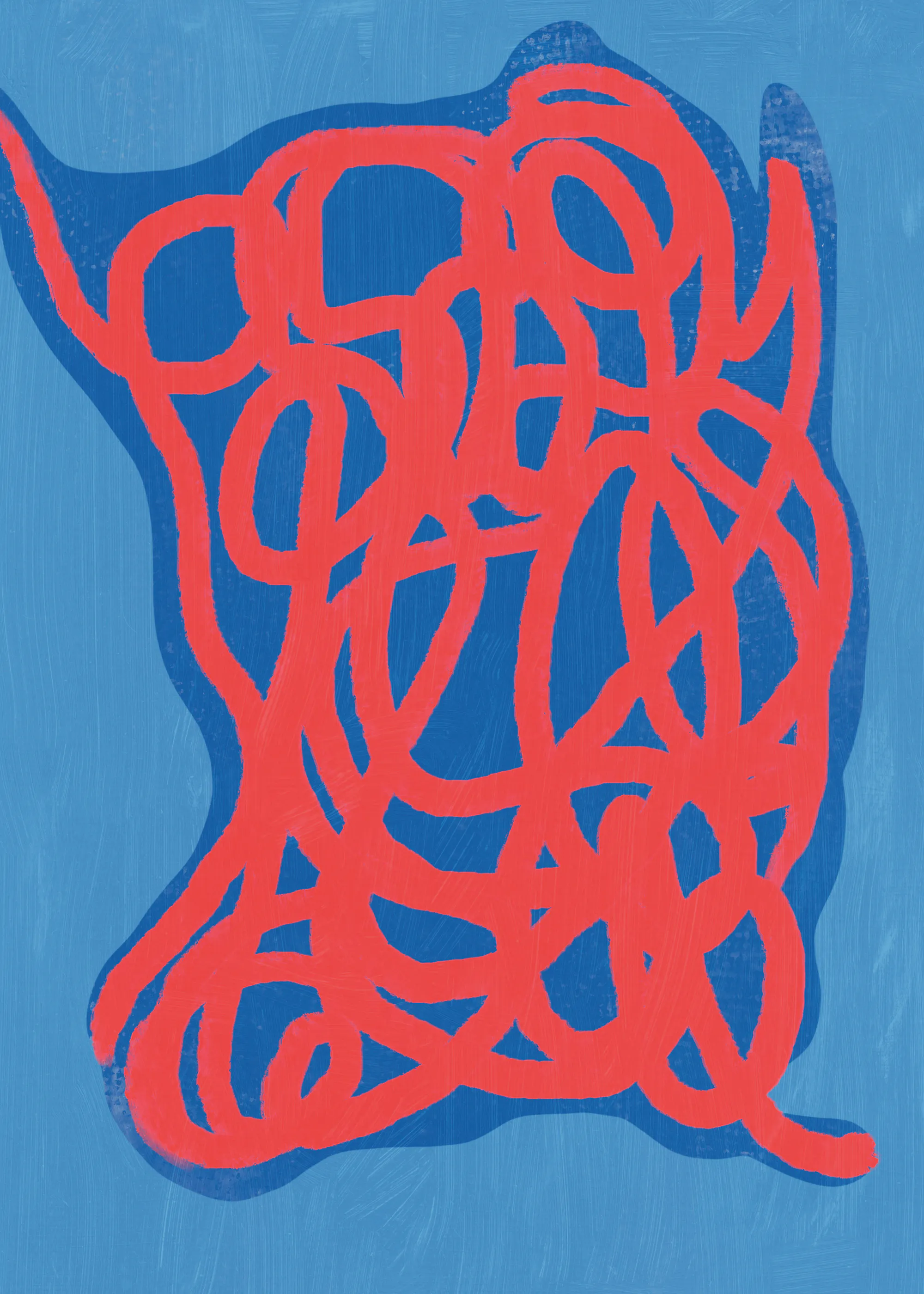 Red Maze Poster 0