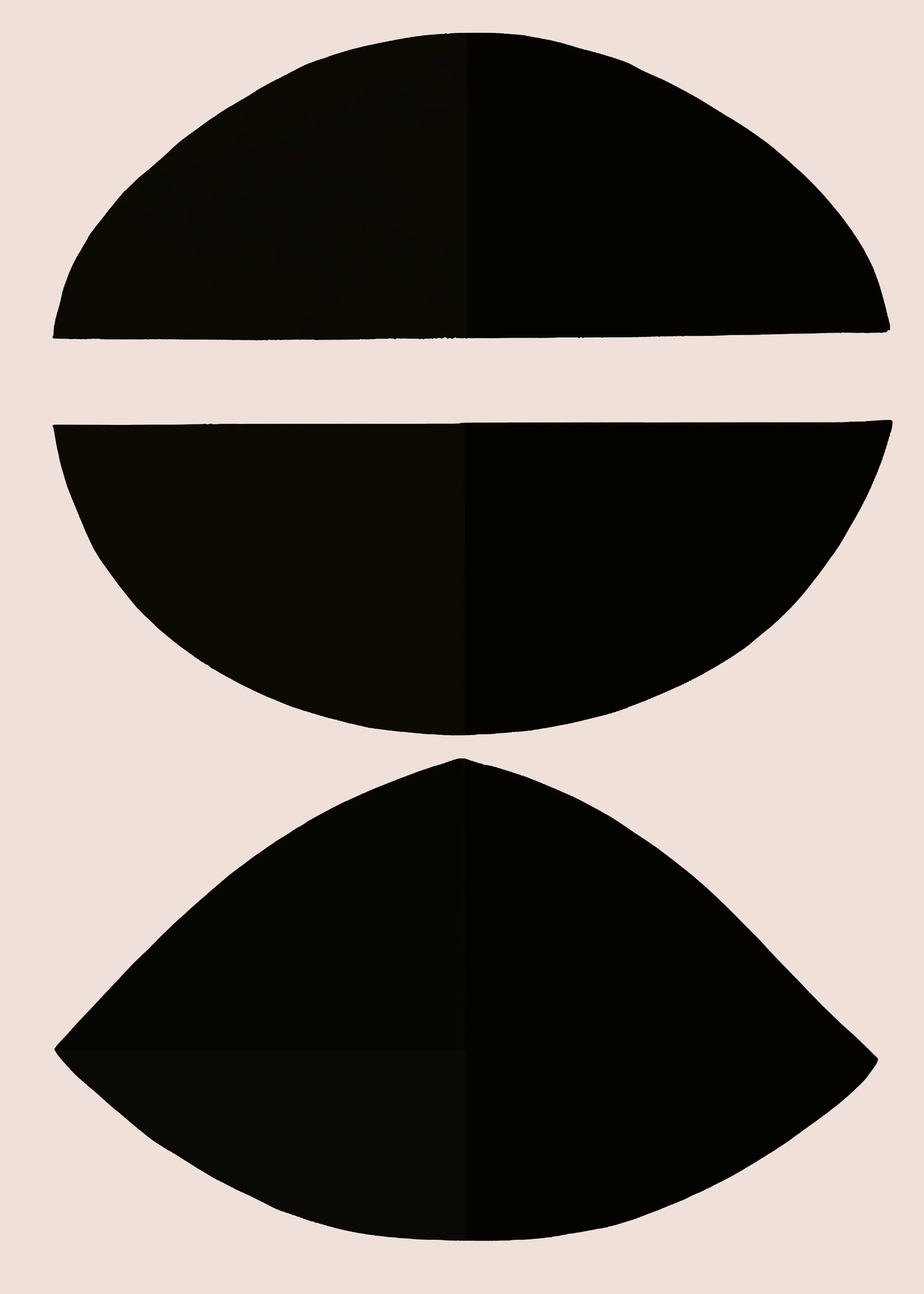 Black Minimalist Balance Poster 0