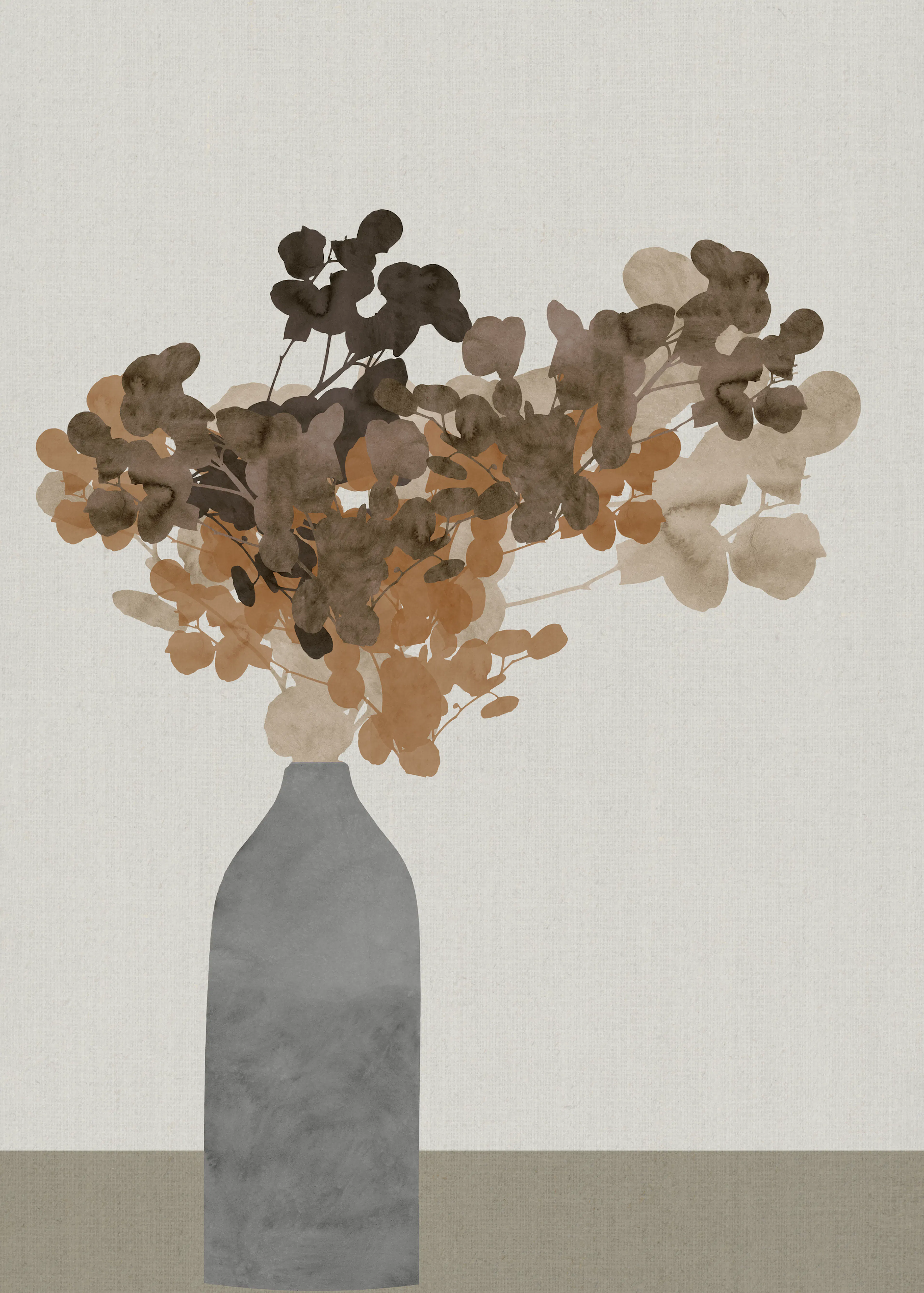 Earth Tone Bouquet Poster 0