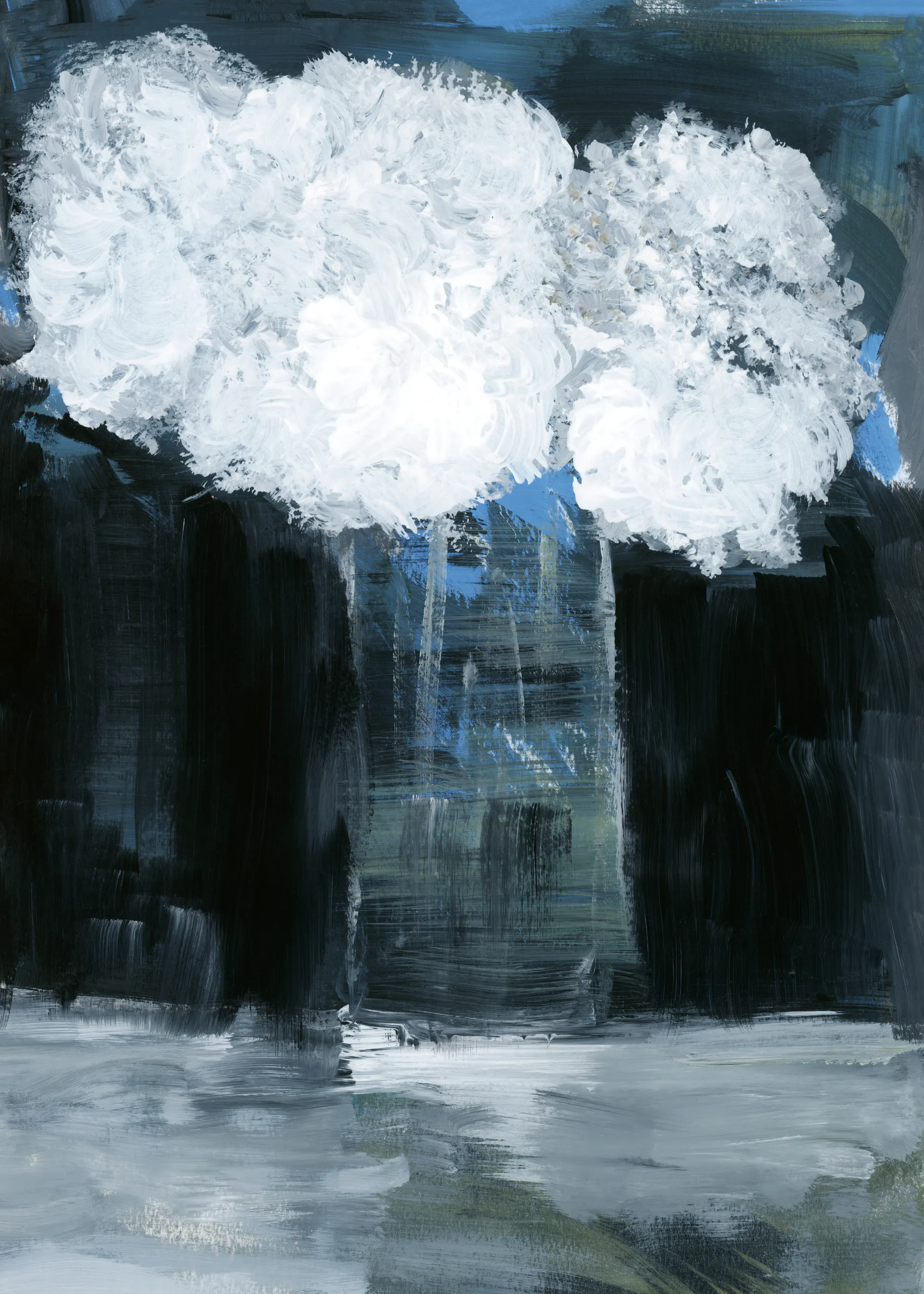 Blue Urban Mist Poster 0