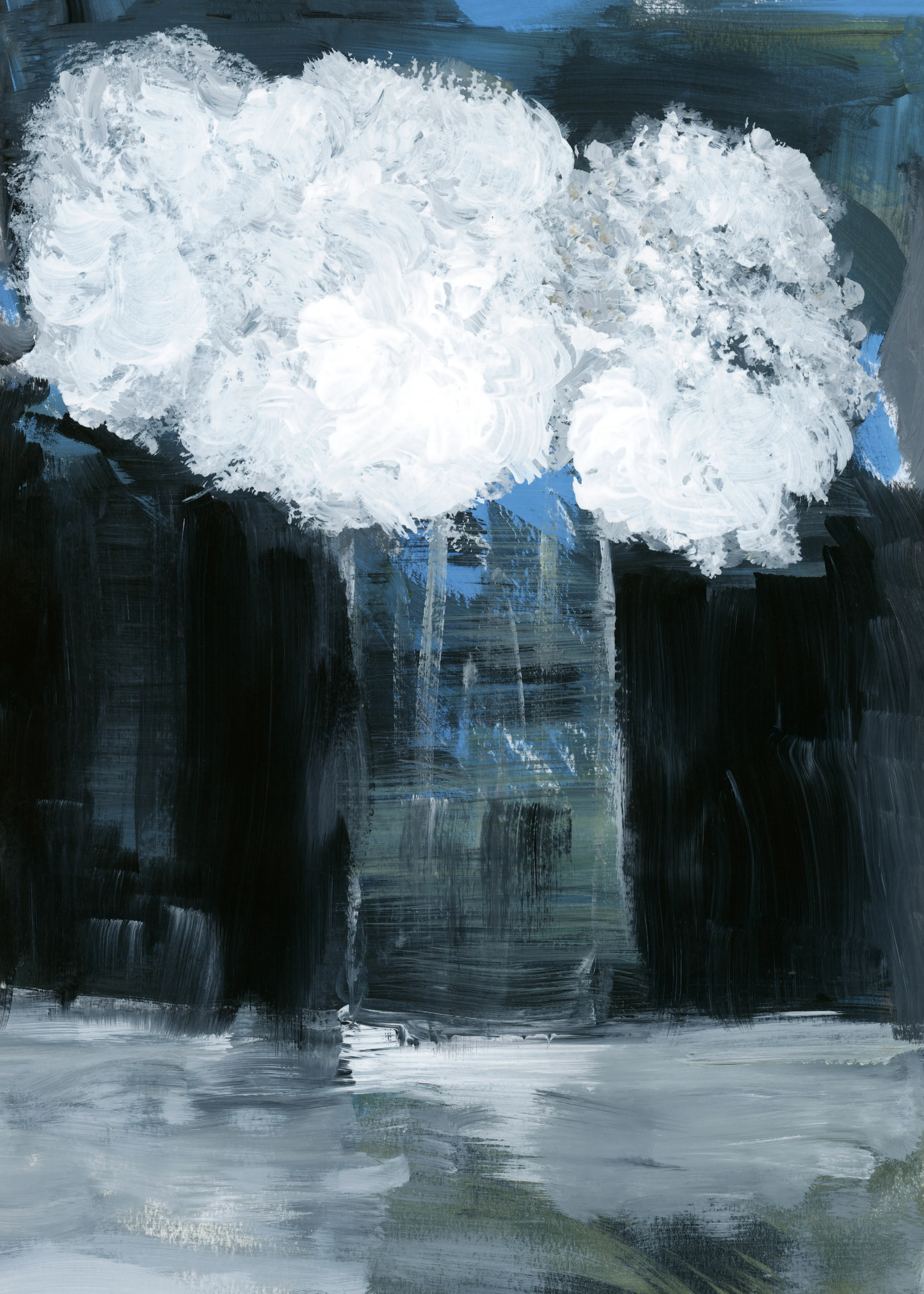 Blue Urban Mist Poster 0